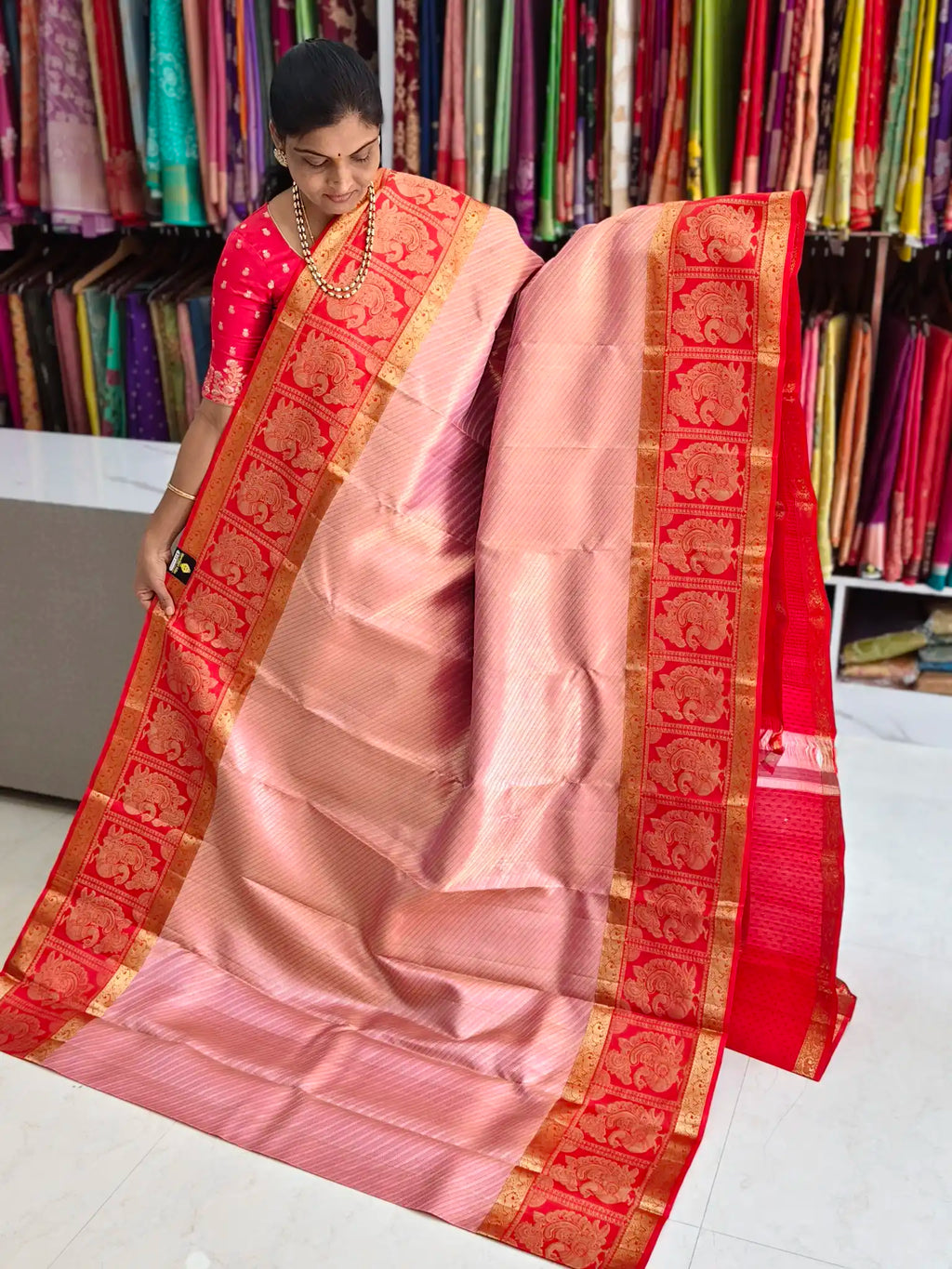 Pure kanchi pattu saree (silk mark certified)