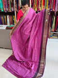 Tussar georgette saree
