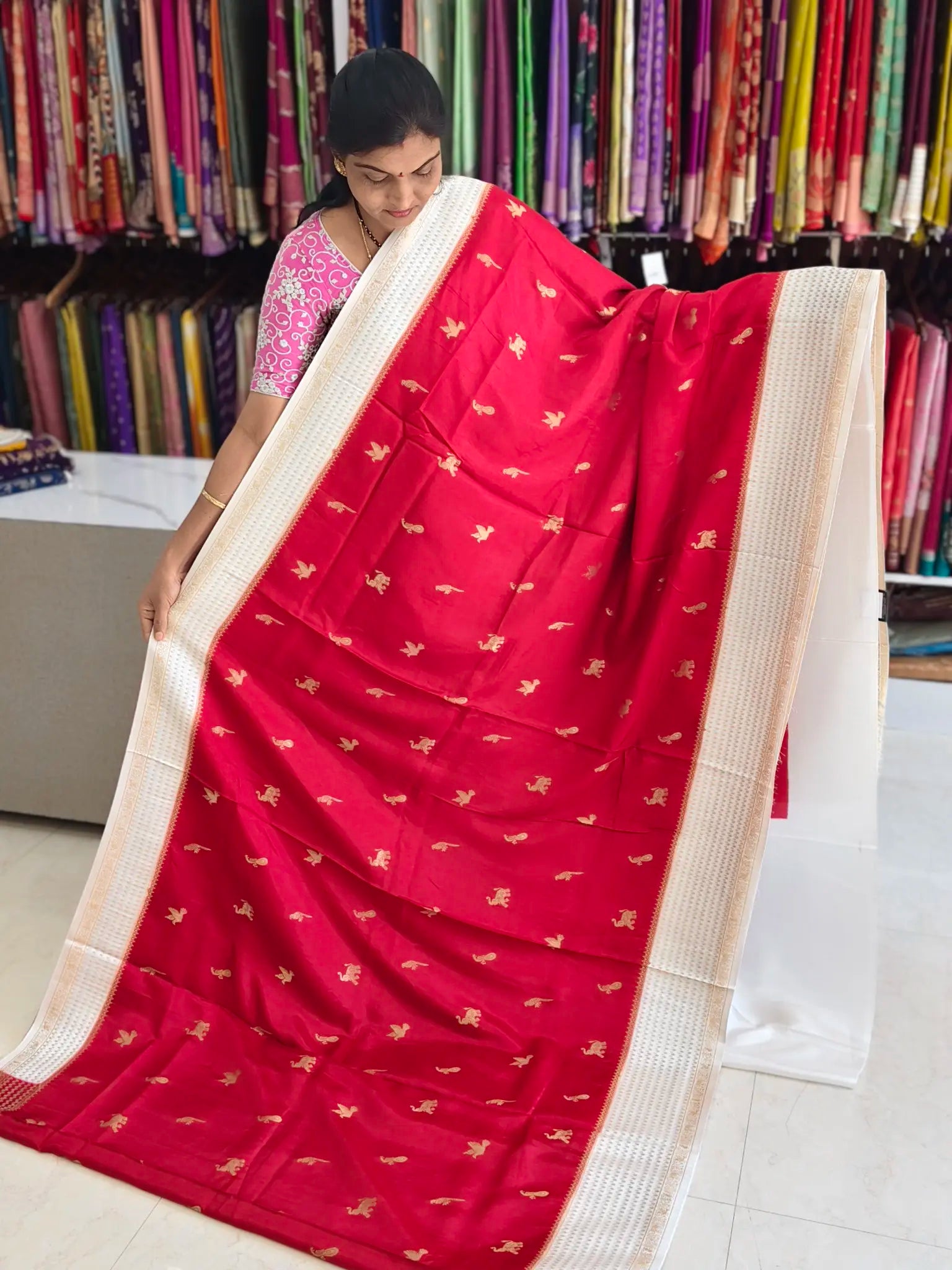 Tussar Banarasi saree
