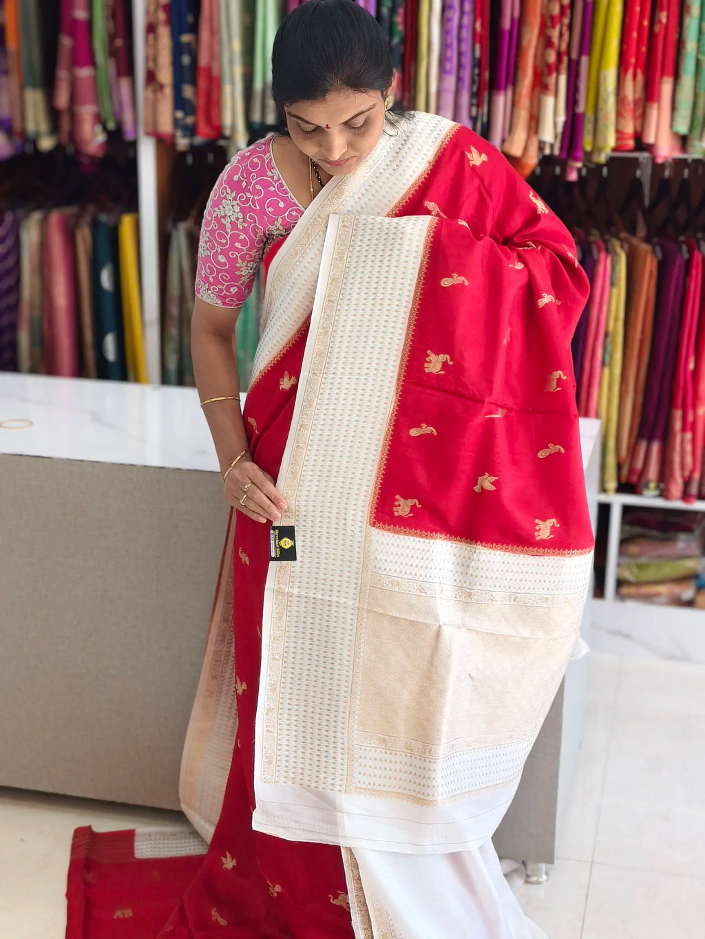 Tussar Banarasi saree