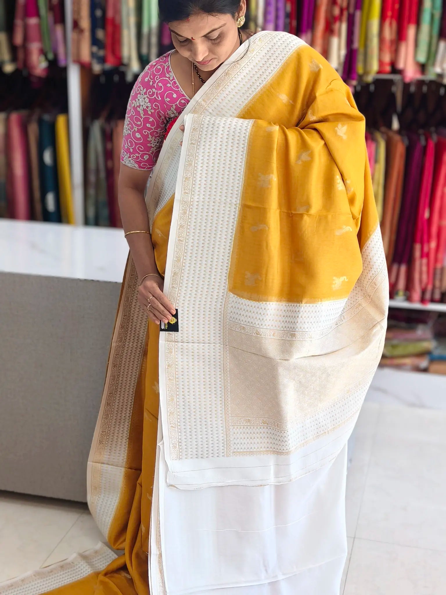 Tussar Banarasi saree