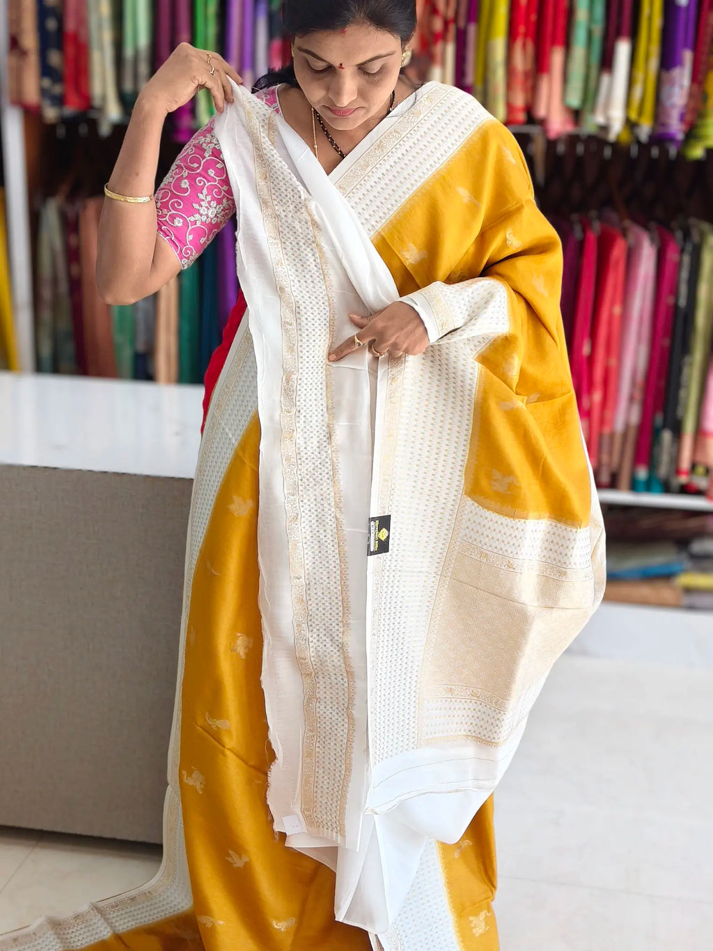 Tussar Banarasi saree
