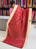 Satin Banarasi saree