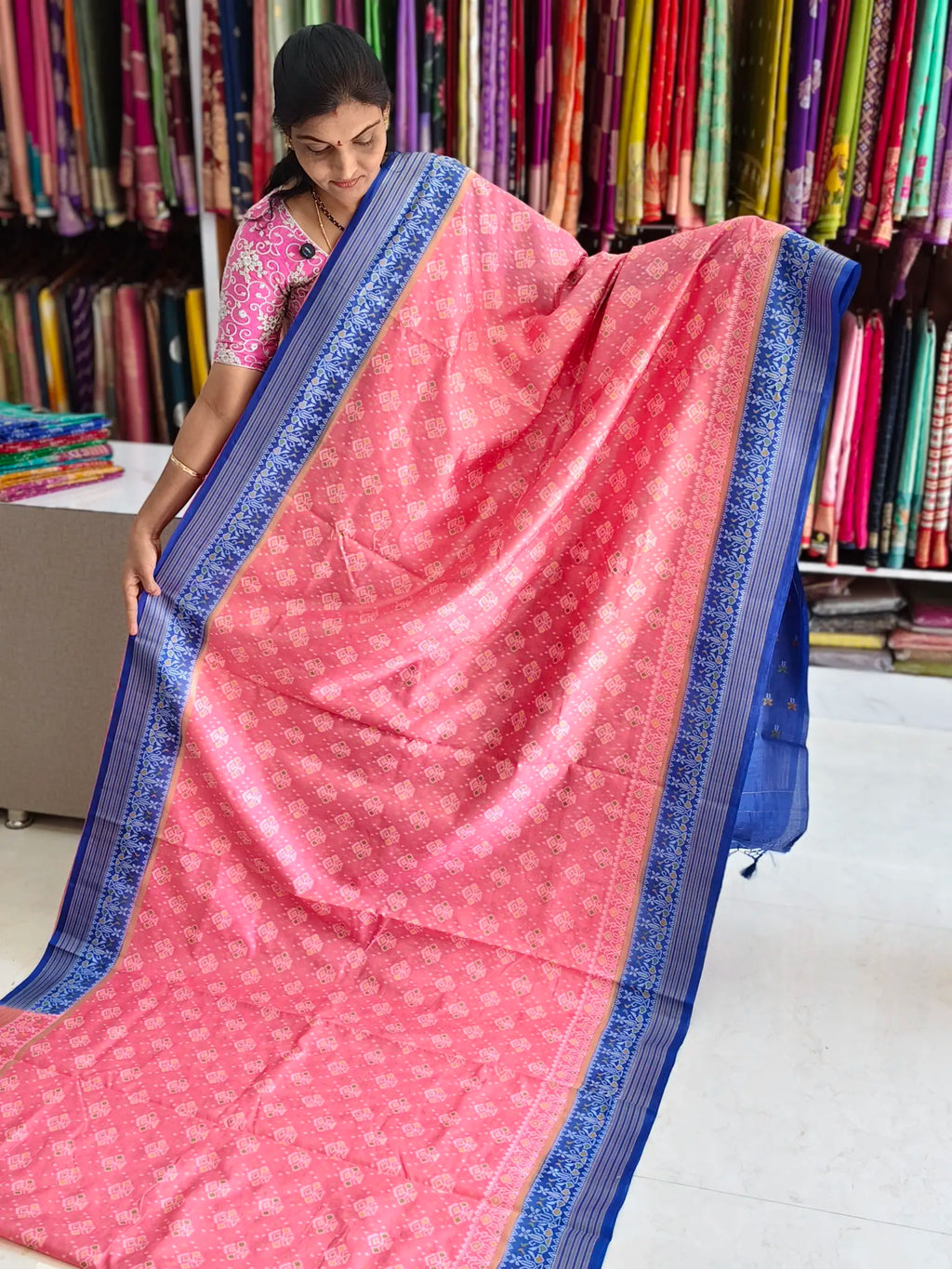 Jute patola saree