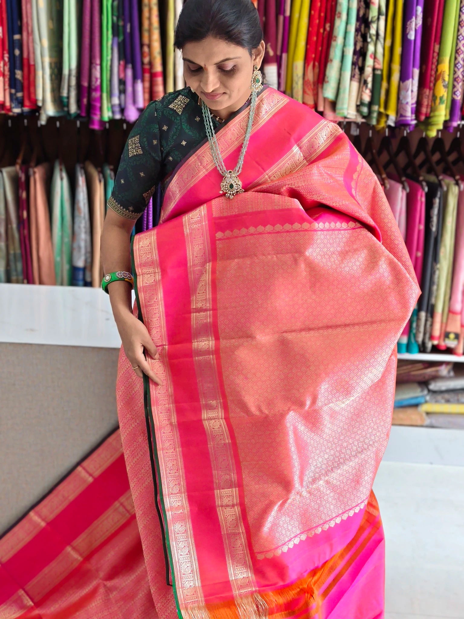 Pure kanchi pattu saree(silk mark certified)