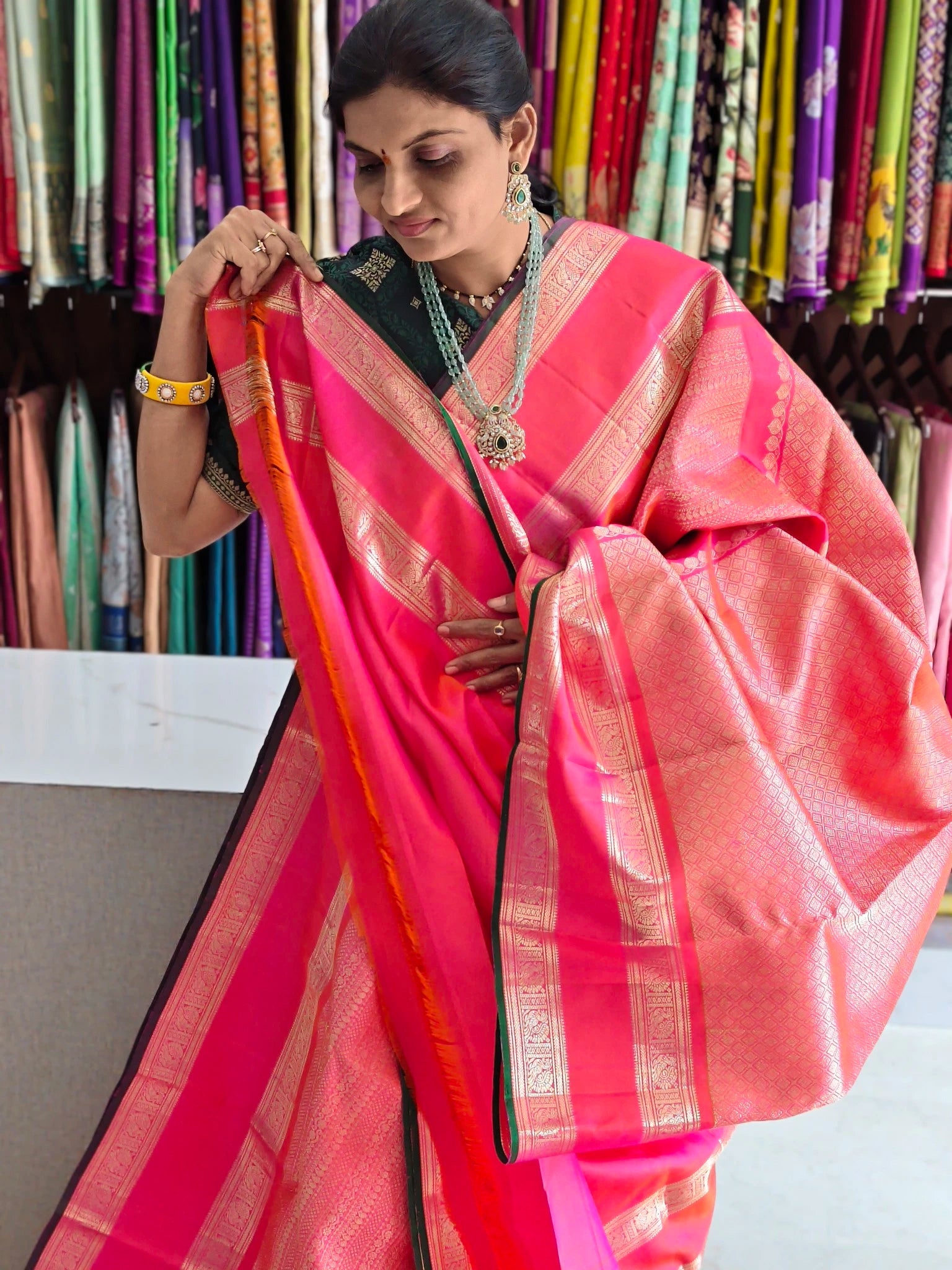 Pure kanchi pattu saree(silk mark certified)