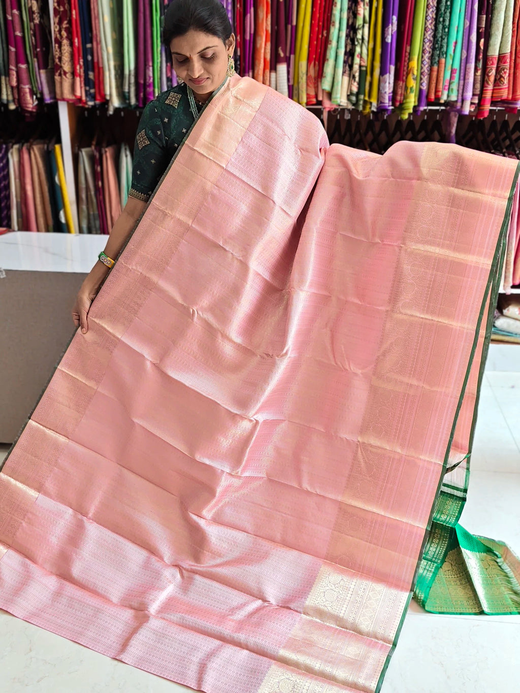 Pure kanchi pattu saree (silk mark certified)