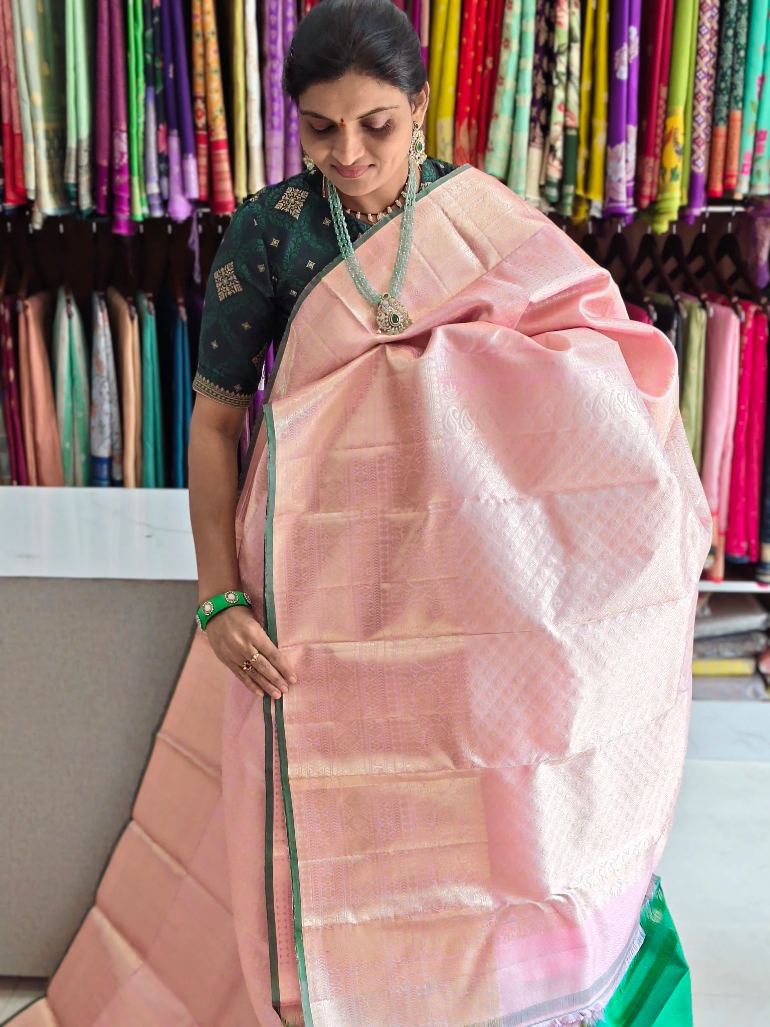 Pure kanchi pattu saree (silk mark certified)