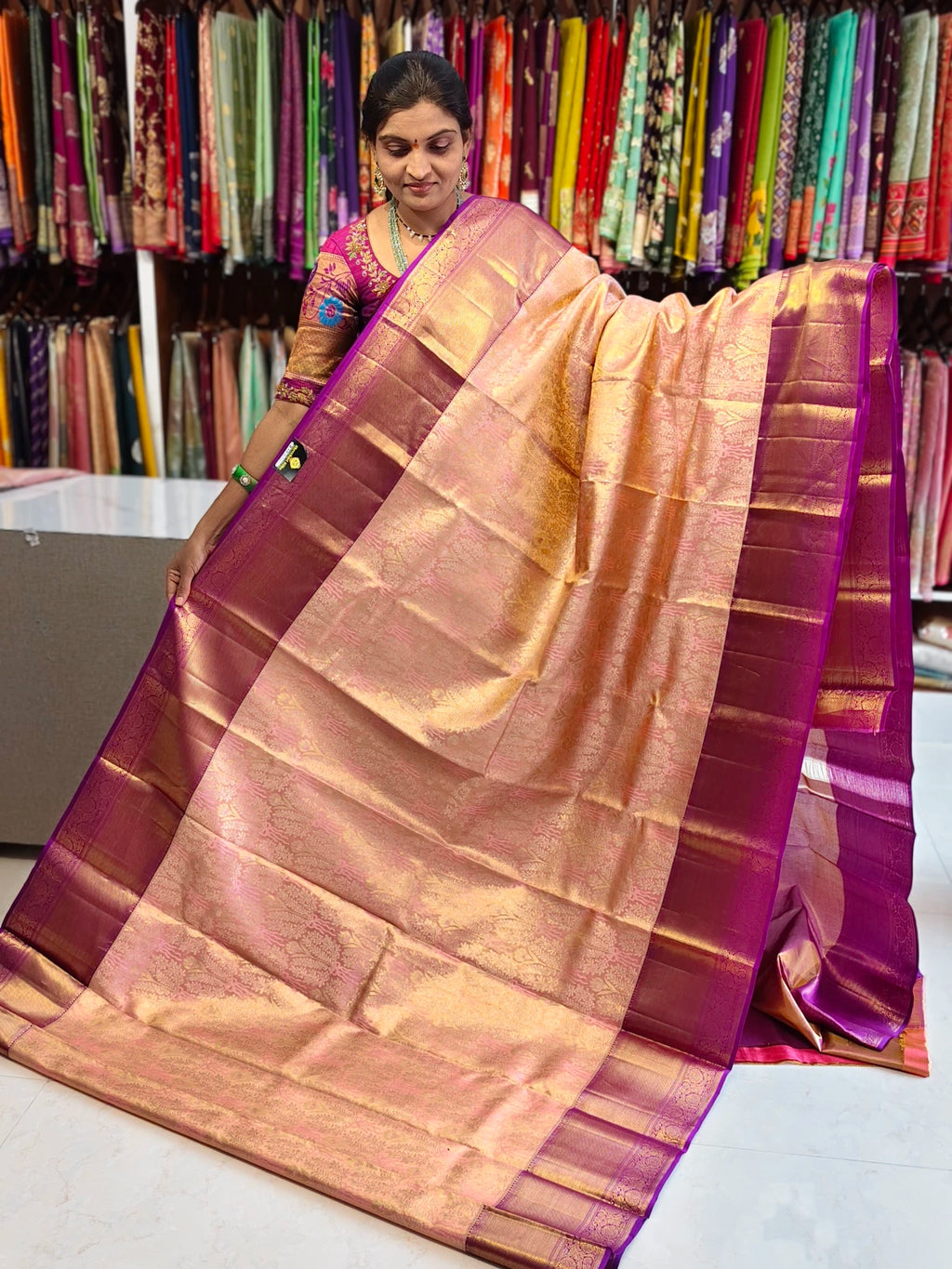 Pure kanchi pattu saree(silk mark certified)