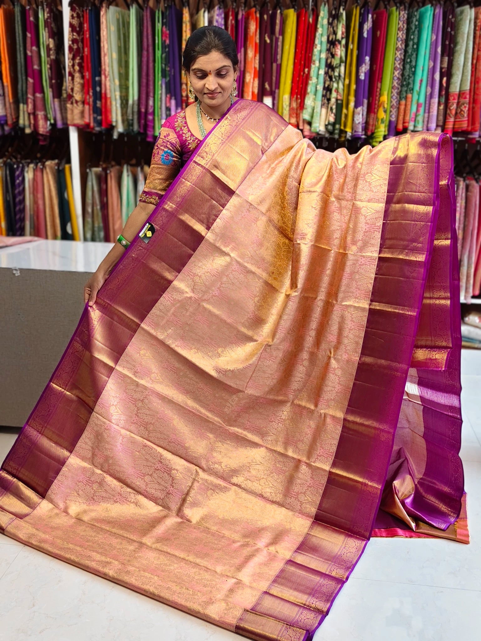 Pure kanchi pattu saree(silk mark certified)