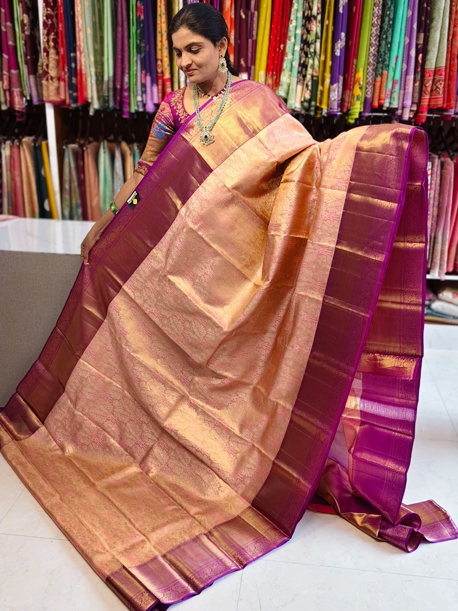 Pure kanchi pattu saree(silk mark certified)
