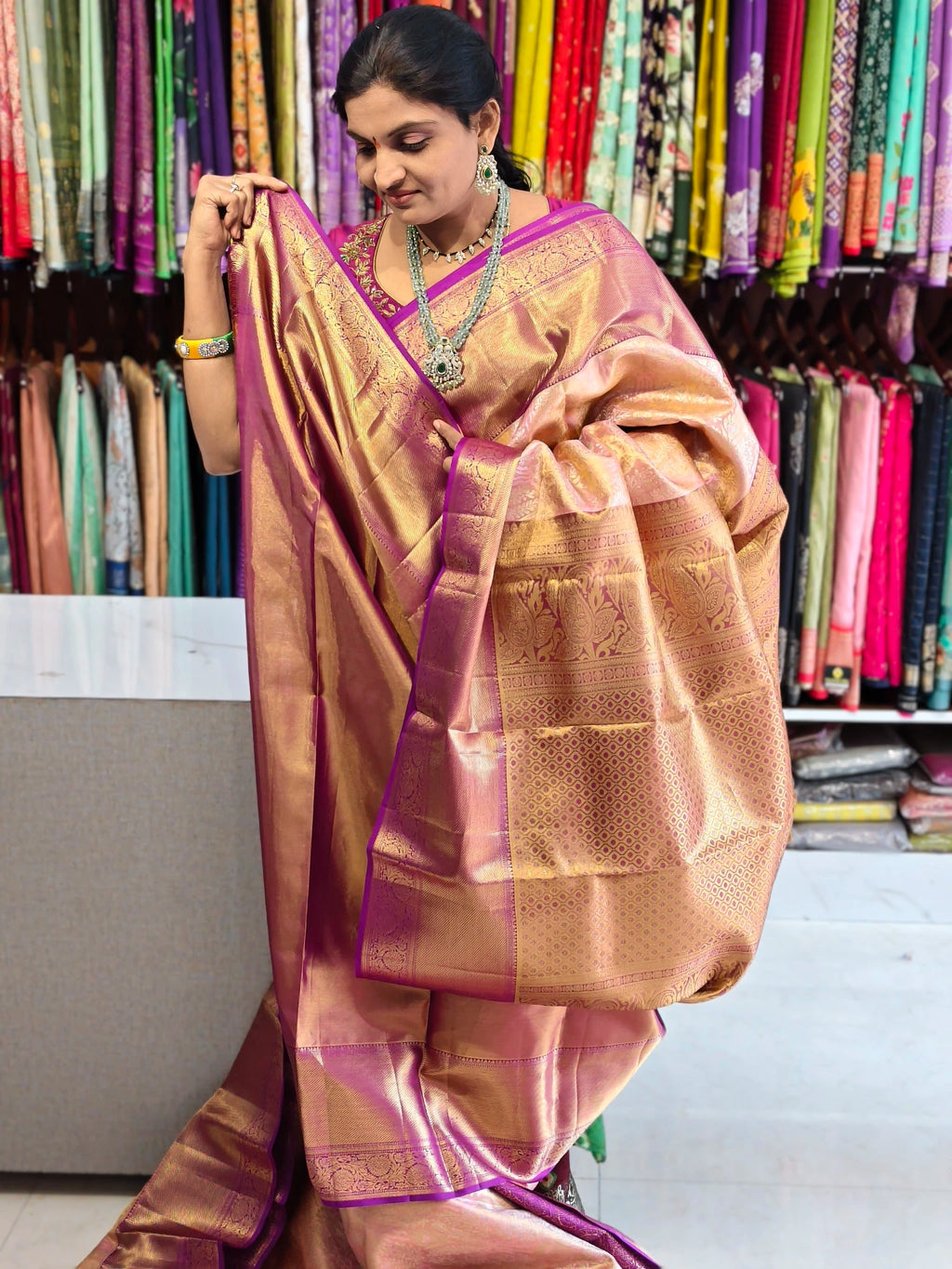 Pure kanchi pattu saree(silk mark certified)