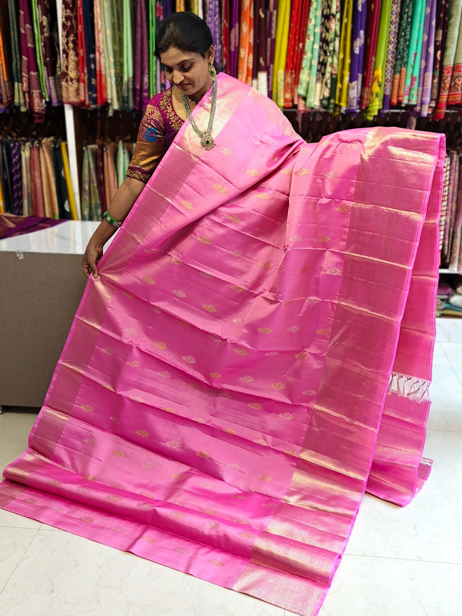 Pure kanchi pattu saree(silk mark certified)