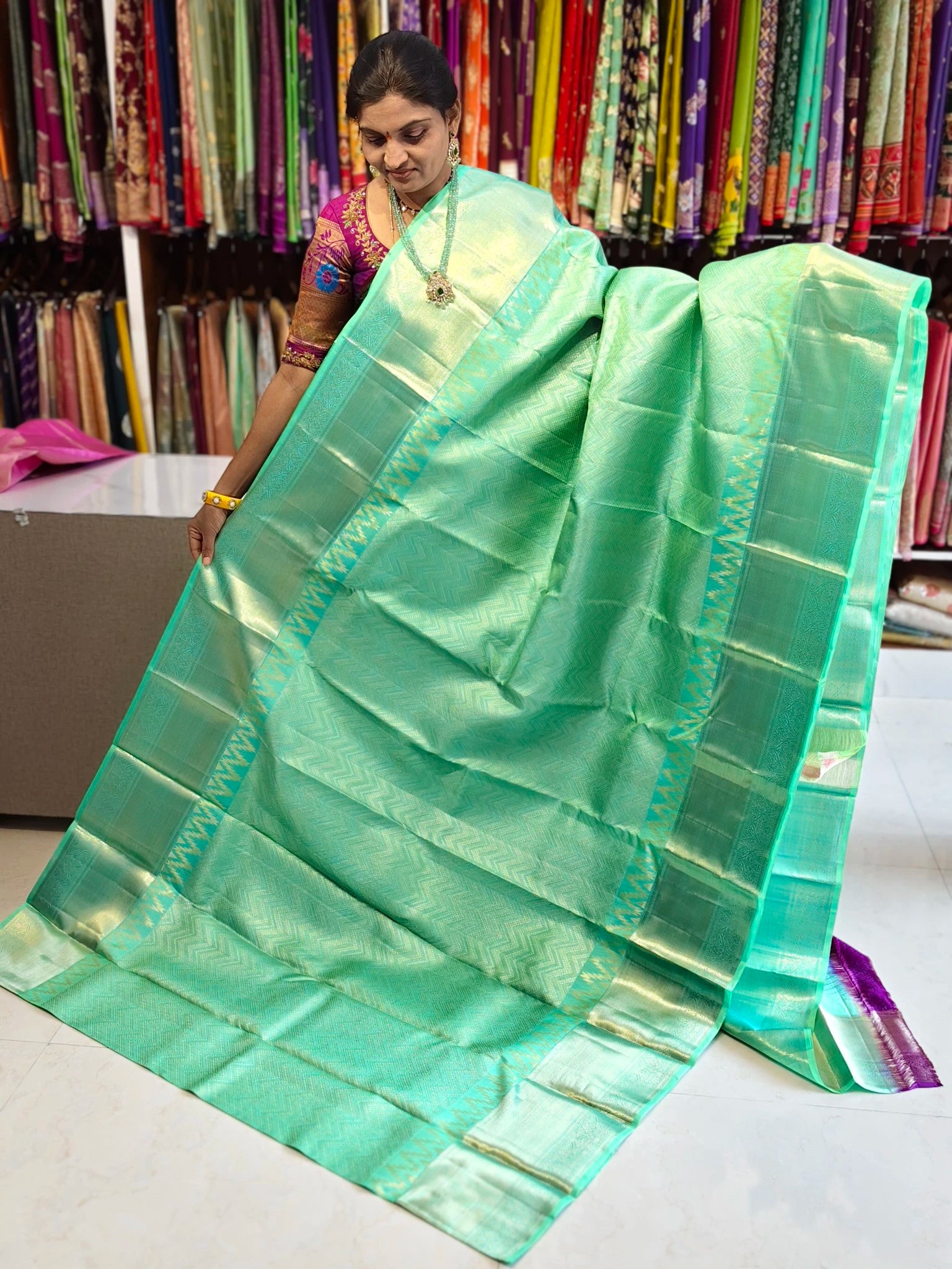 Pure kanchi pattu saree(silk mark certified)