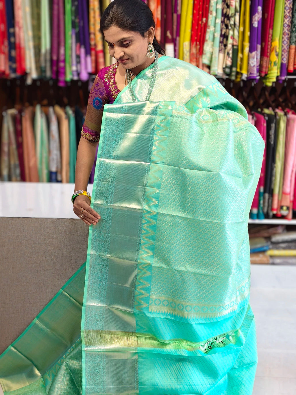 Pure kanchi pattu saree(silk mark certified)