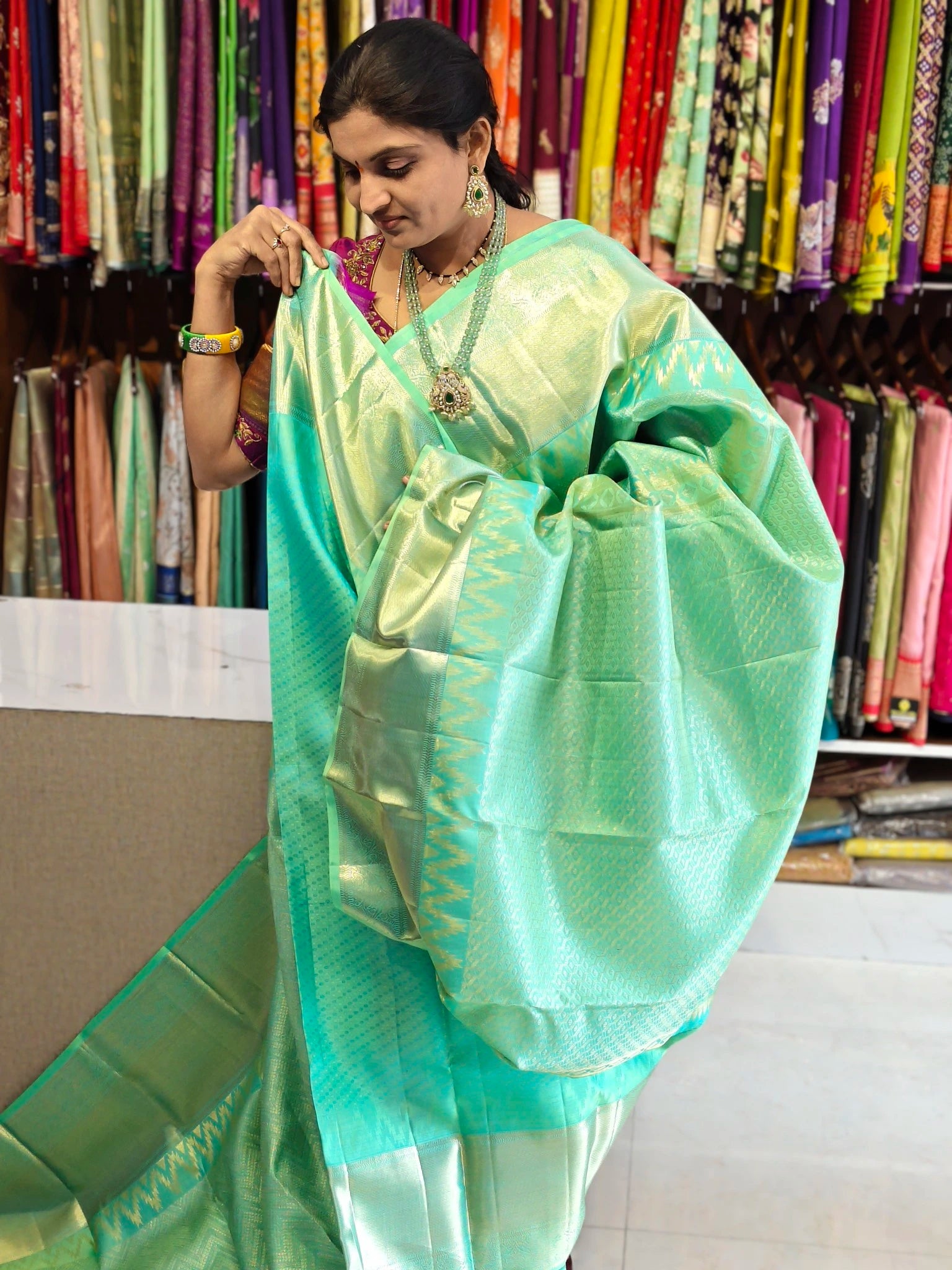 Pure kanchi pattu saree(silk mark certified)