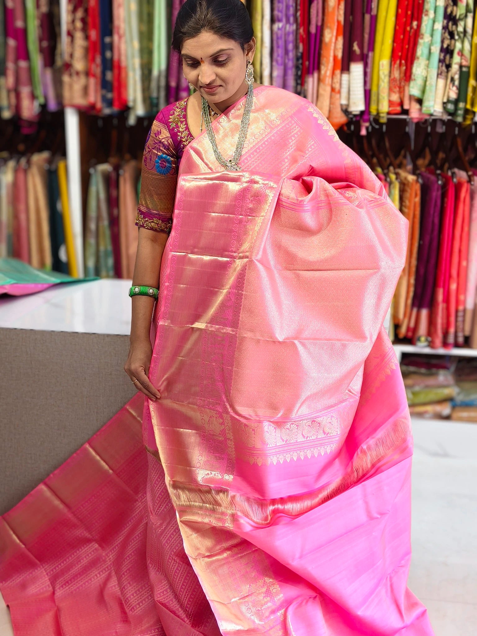 Pure kanchi pattu saree(silk mark certified)