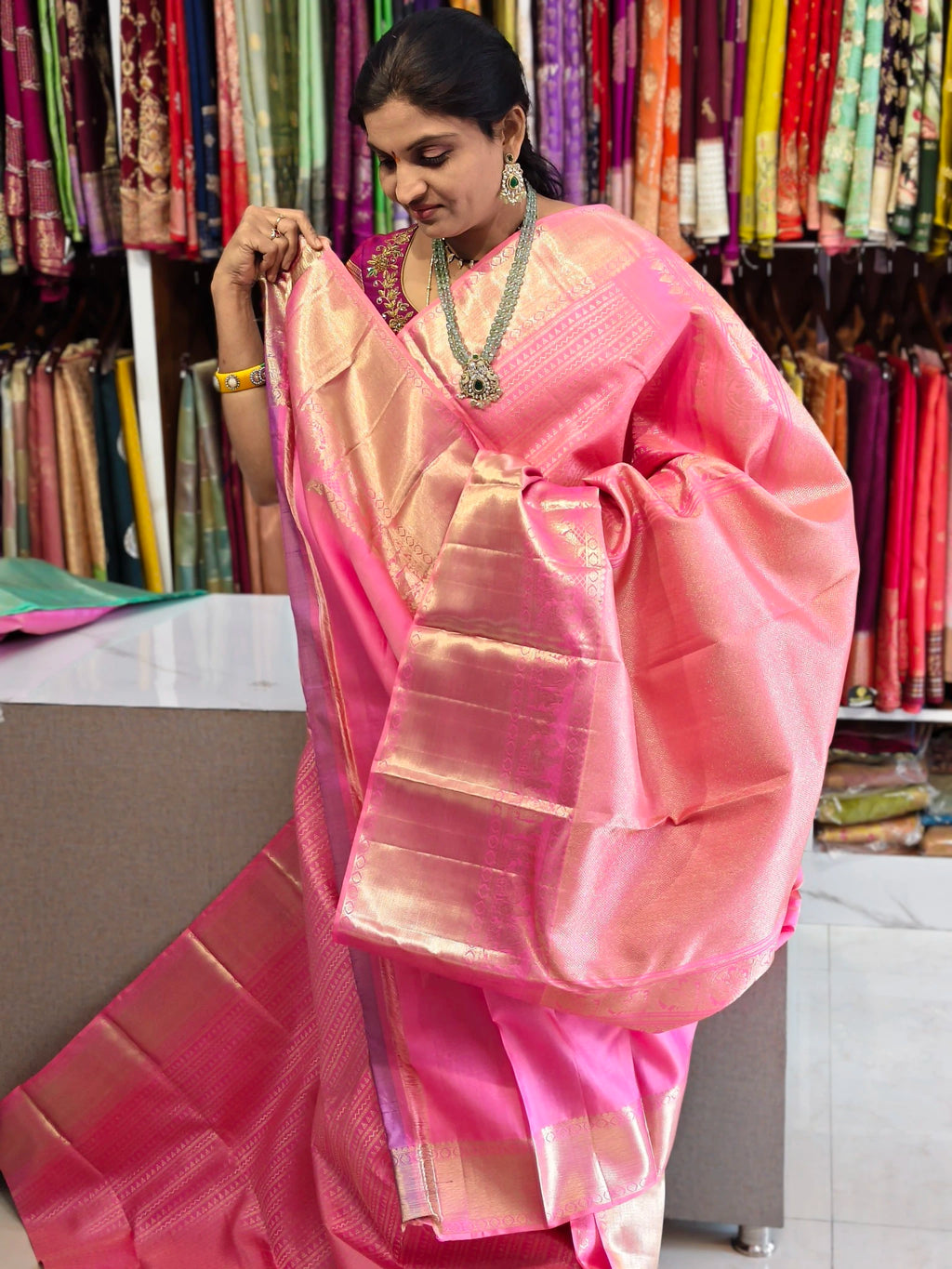 Pure kanchi pattu saree(silk mark certified)