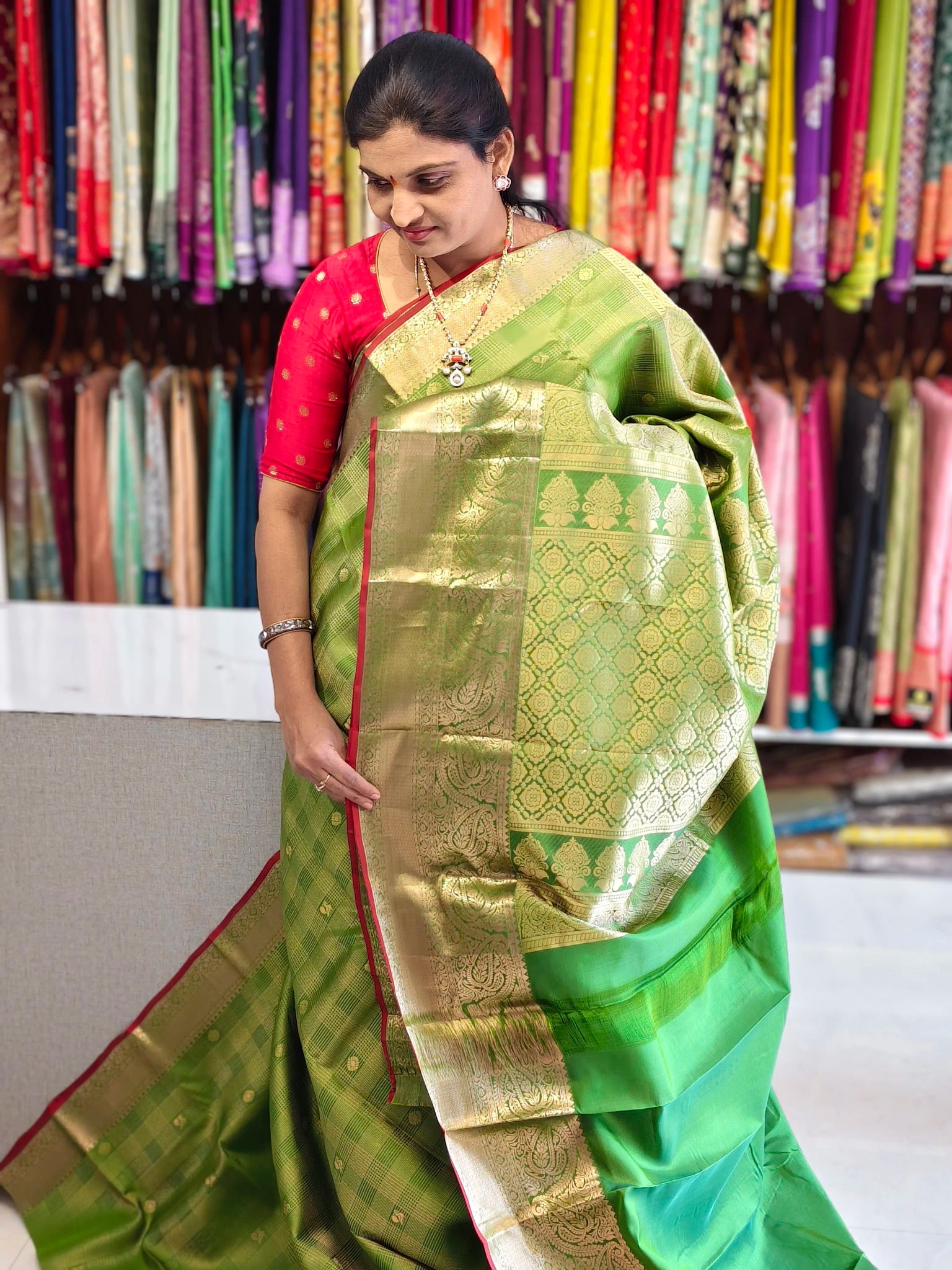 Vintage pure kanchi pattu