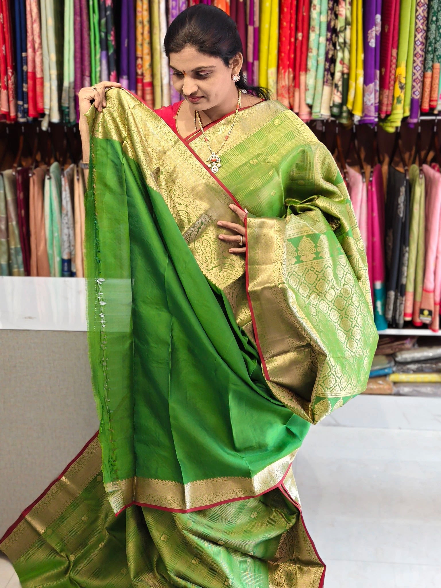 Vintage pure kanchi pattu