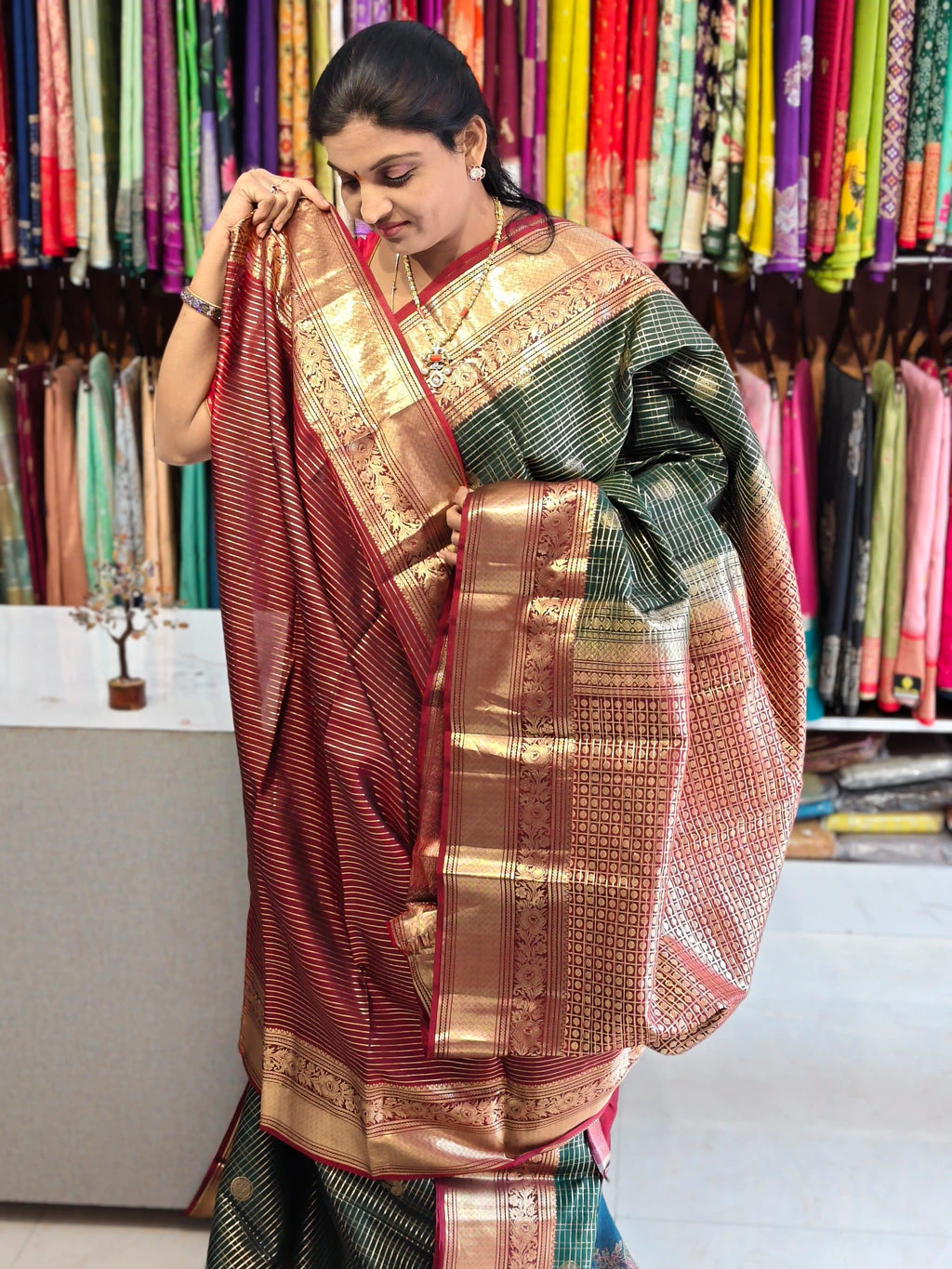 Vintage pure kanchi pattu