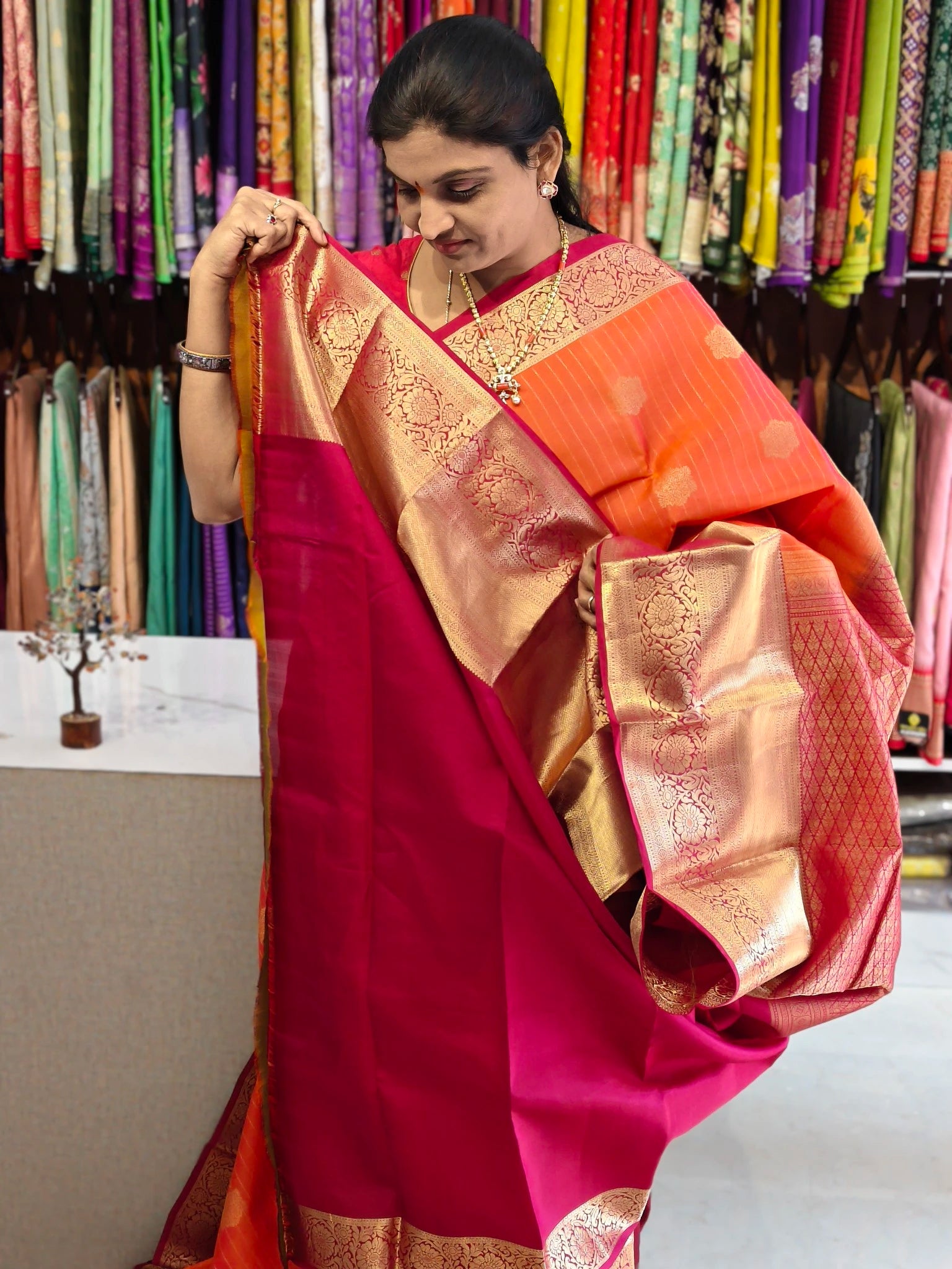 Vintage pure kanchi pattu