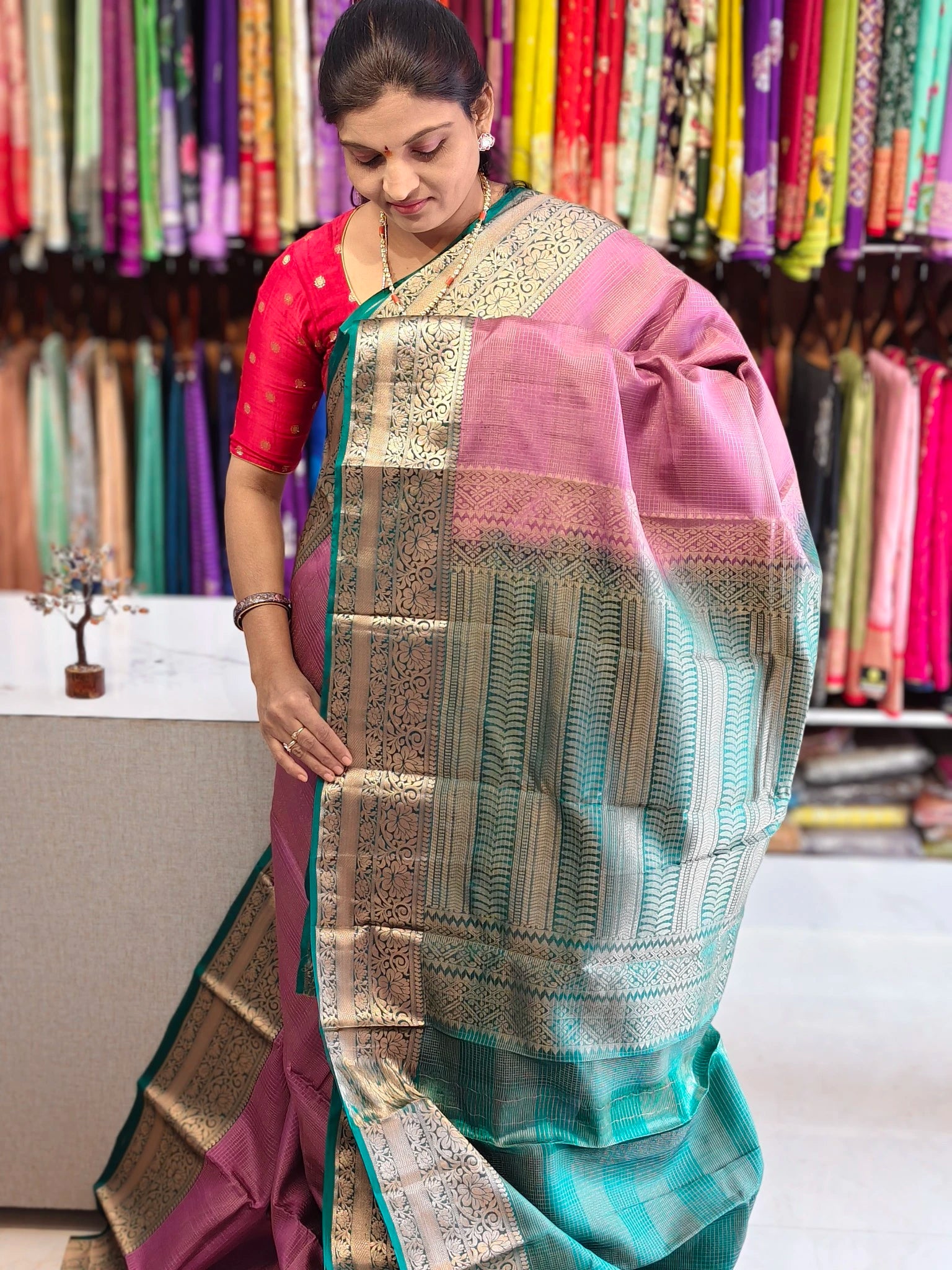 Vintage pure kanchi pattu