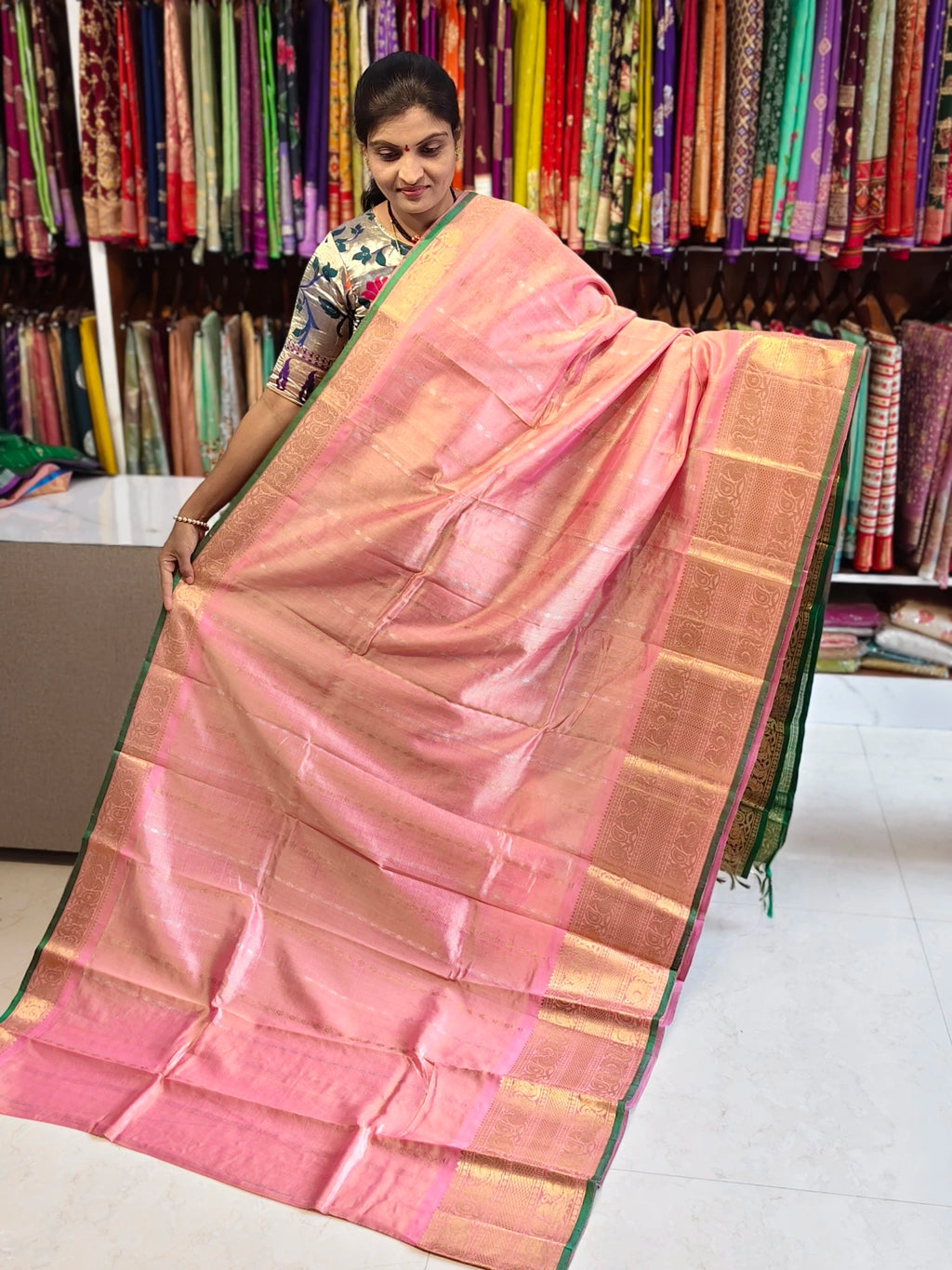 Handloom Mangalagiri pattu