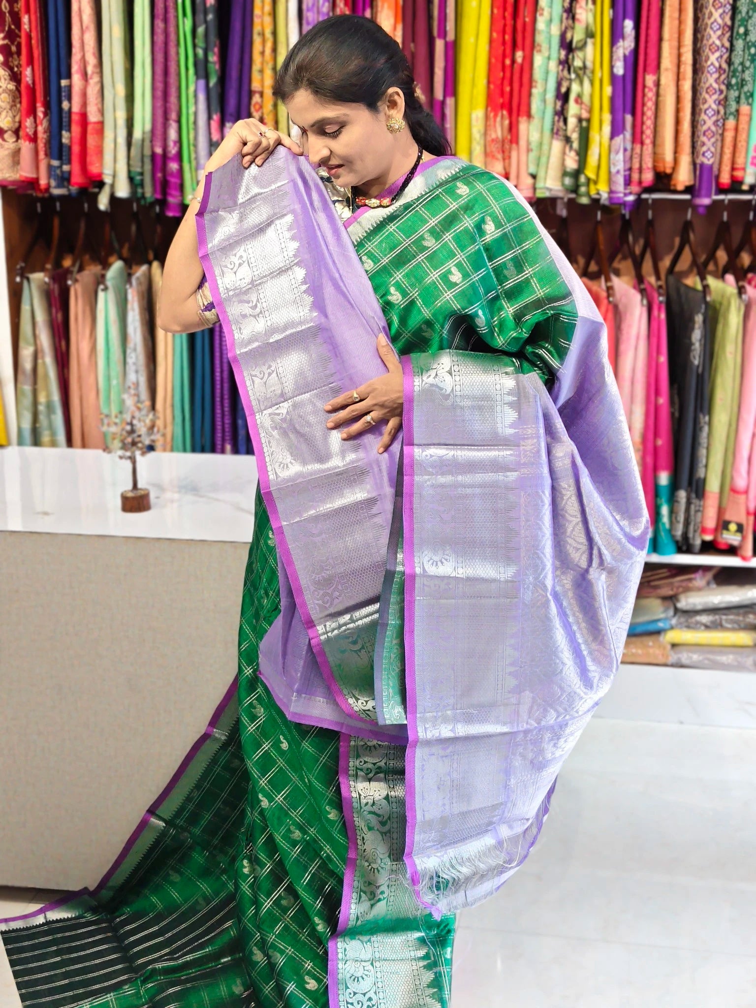 Handloom Mangalagiri pattu