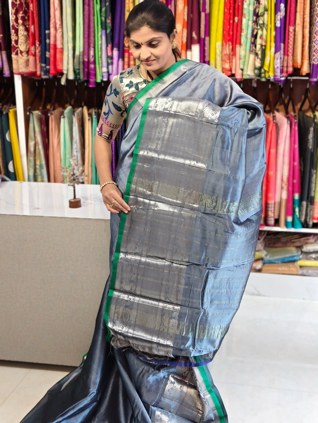 Handloom Mangalagiri pattu