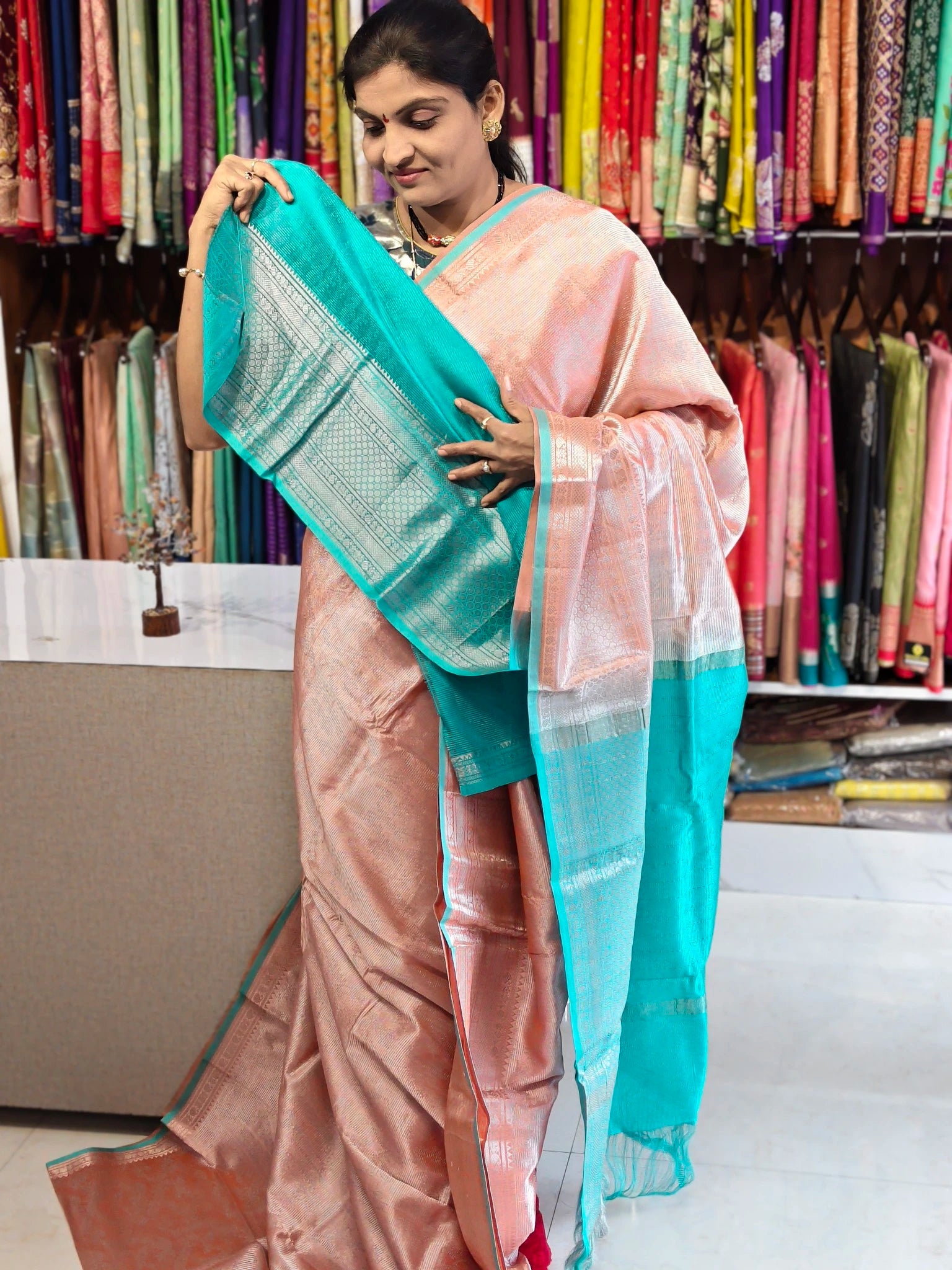 Handloom Mangalagiri pattu
