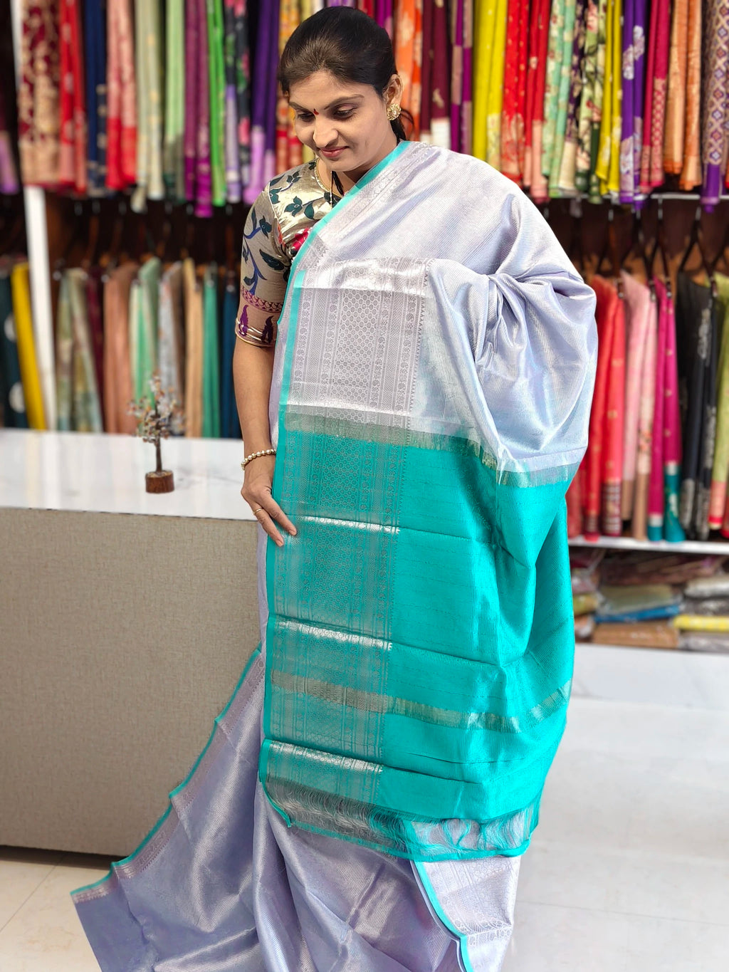 Handloom Mangalagiri pattu