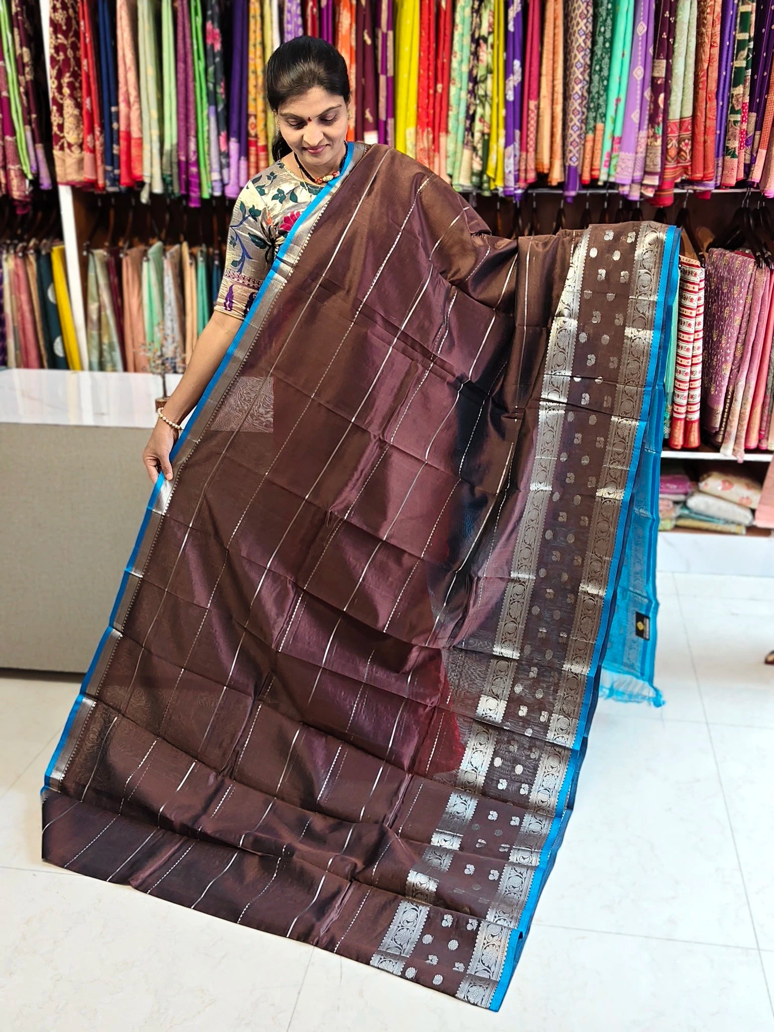 Handloom Mangalagiri pattu