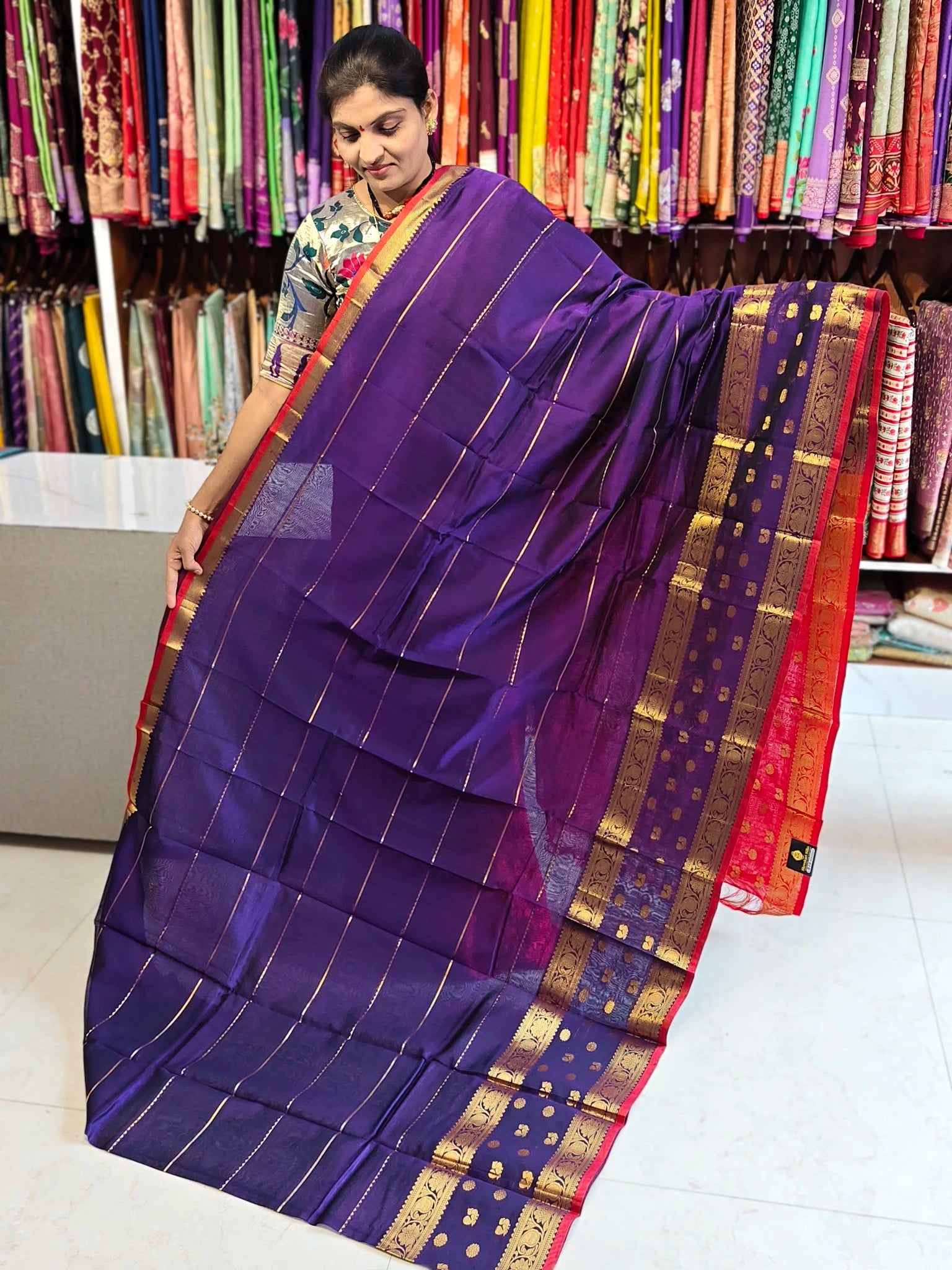 Handloom Mangalagiri pattu