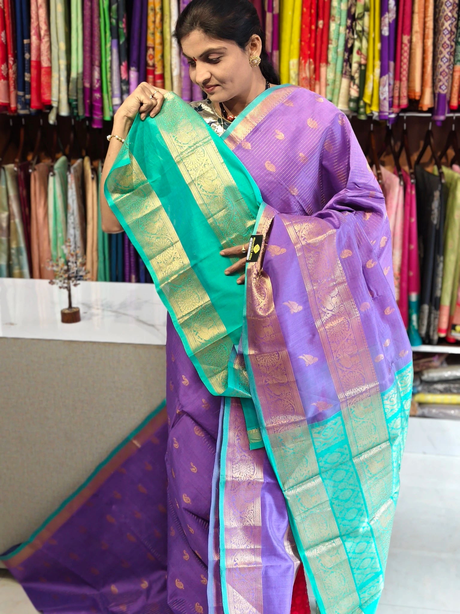 Handloom Mangalagiri pattu