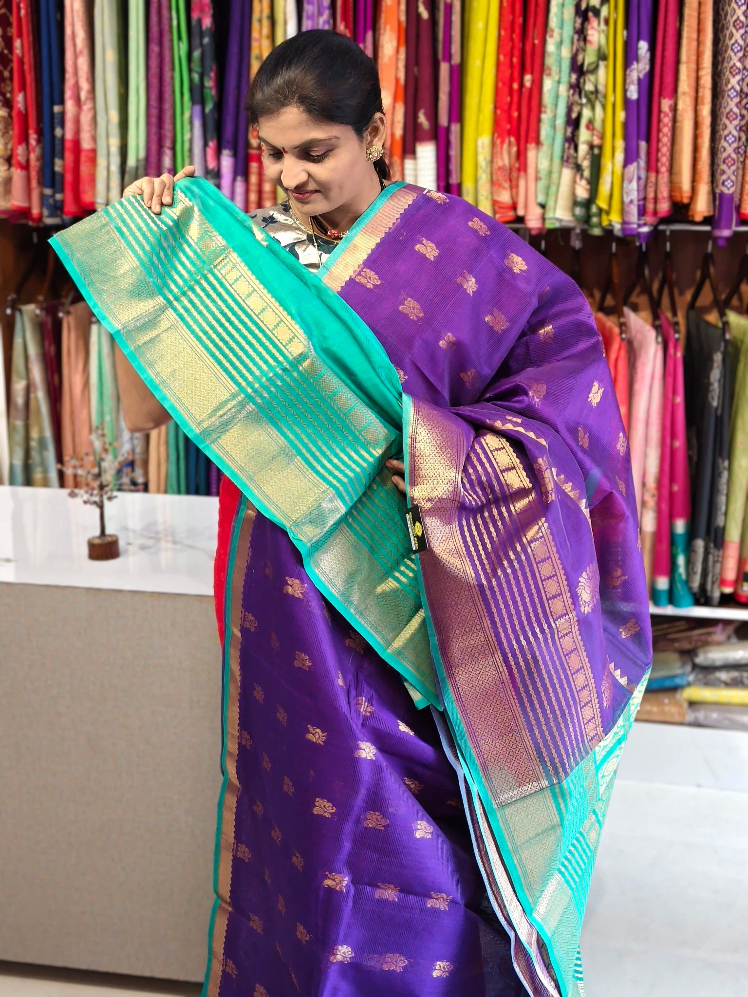 Handloom Mangalagiri pattu