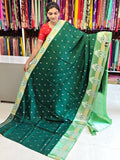Tussar georgette saree