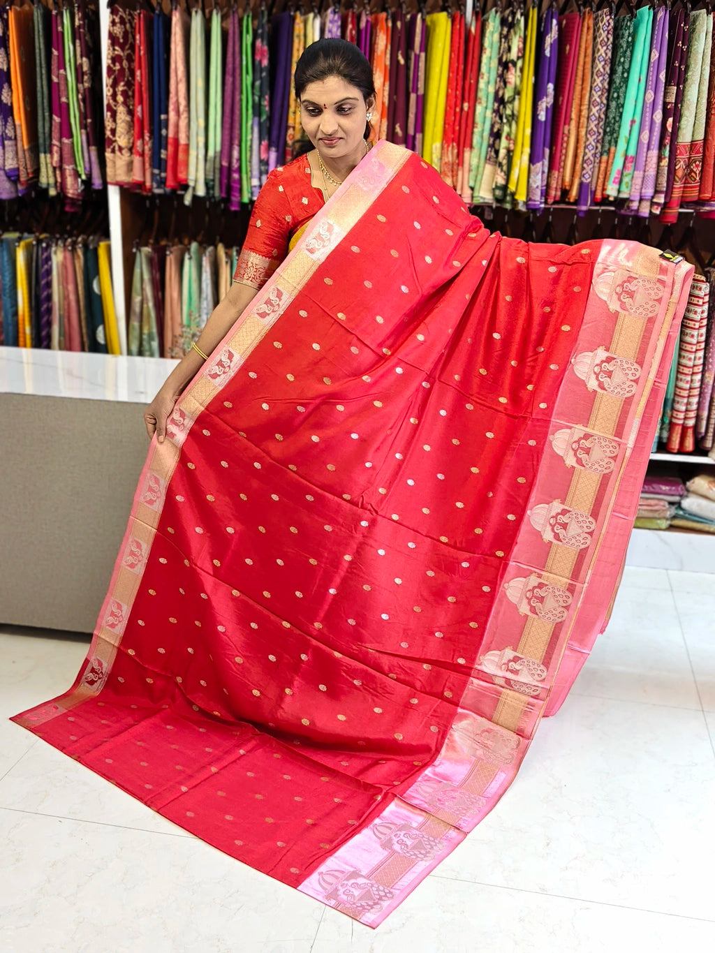 Tussar georgette saree