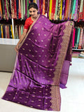 Satin georgette saree