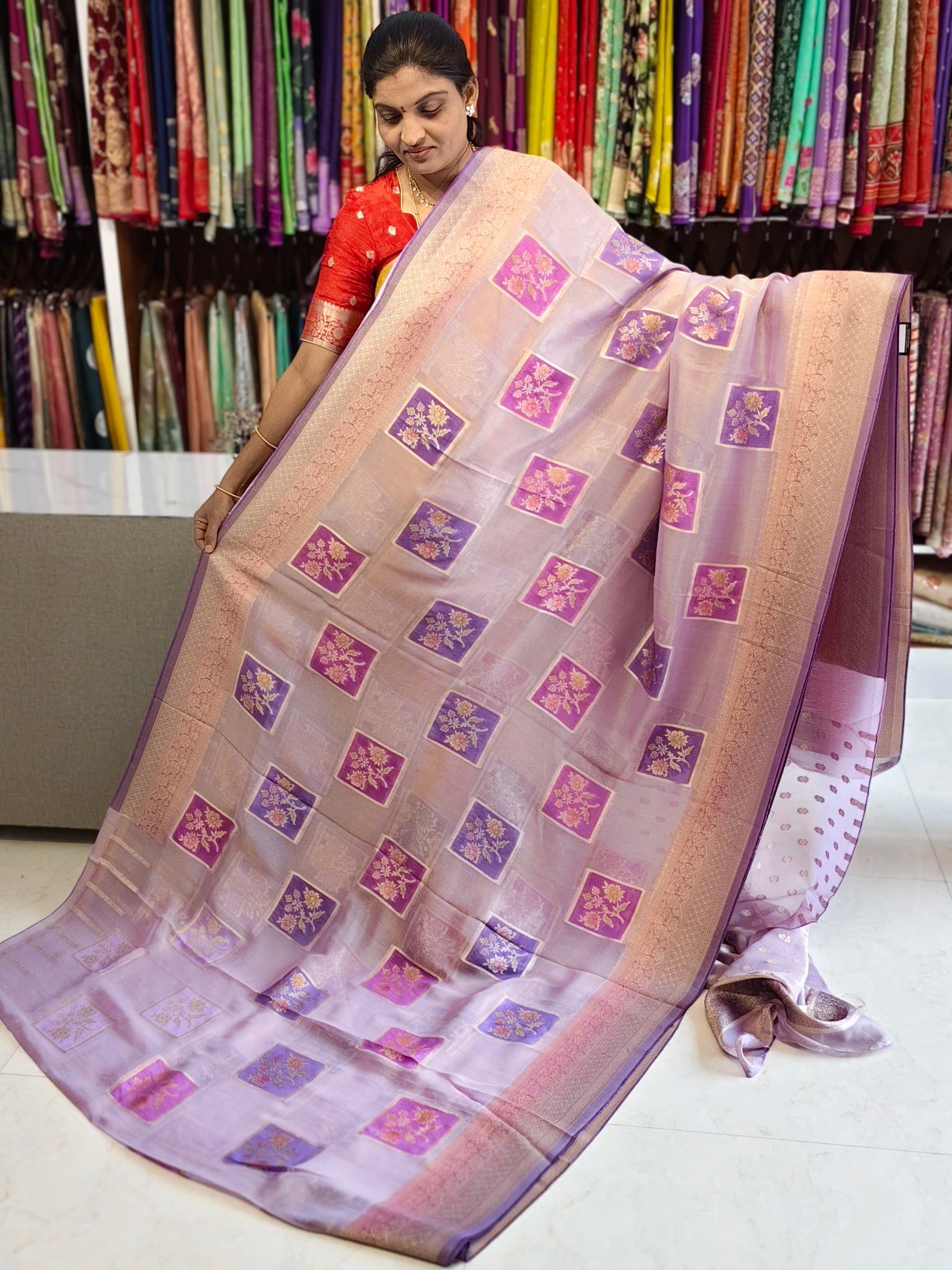 Tissue Banarasi saree
