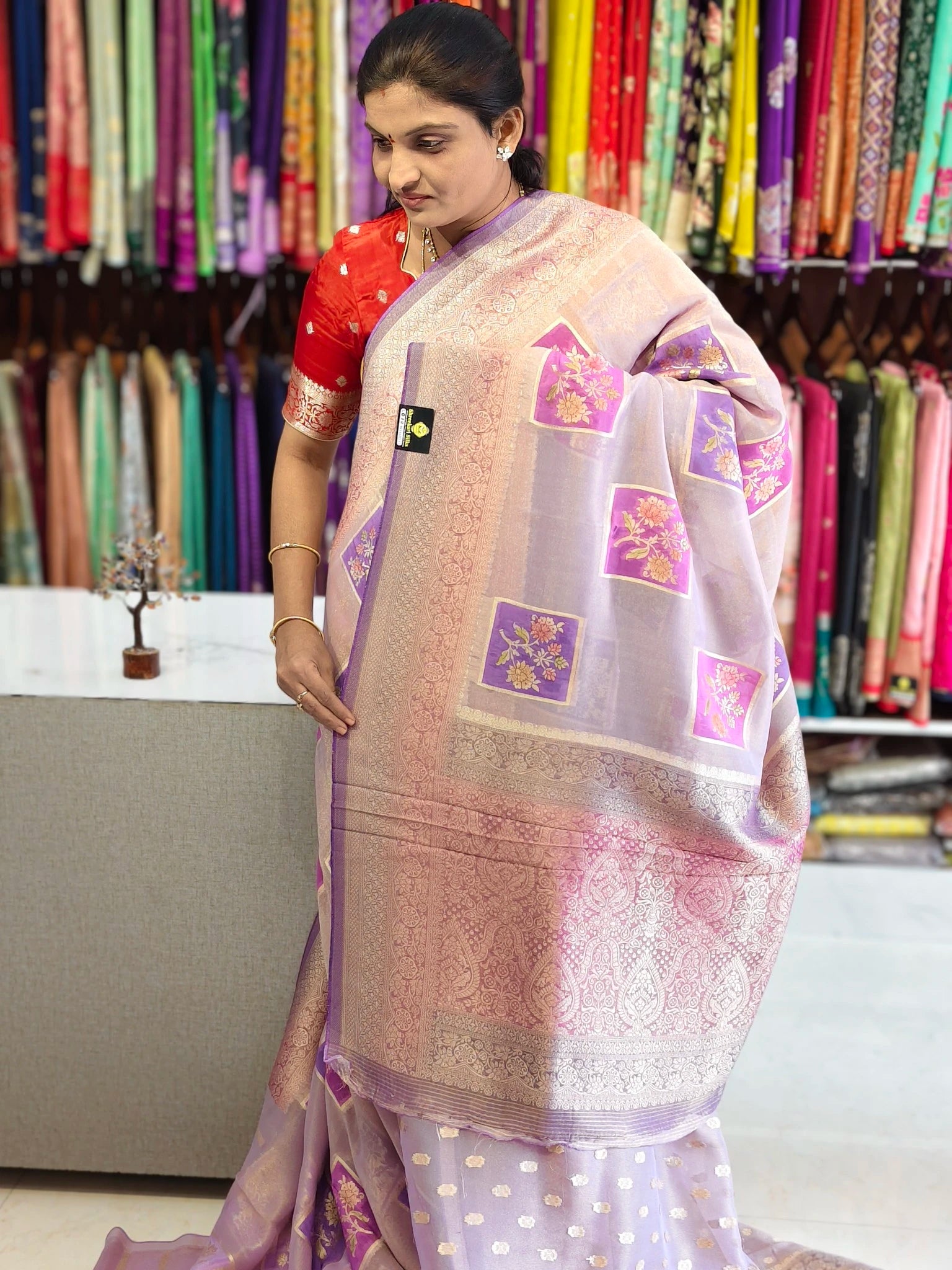 Tissue Banarasi saree