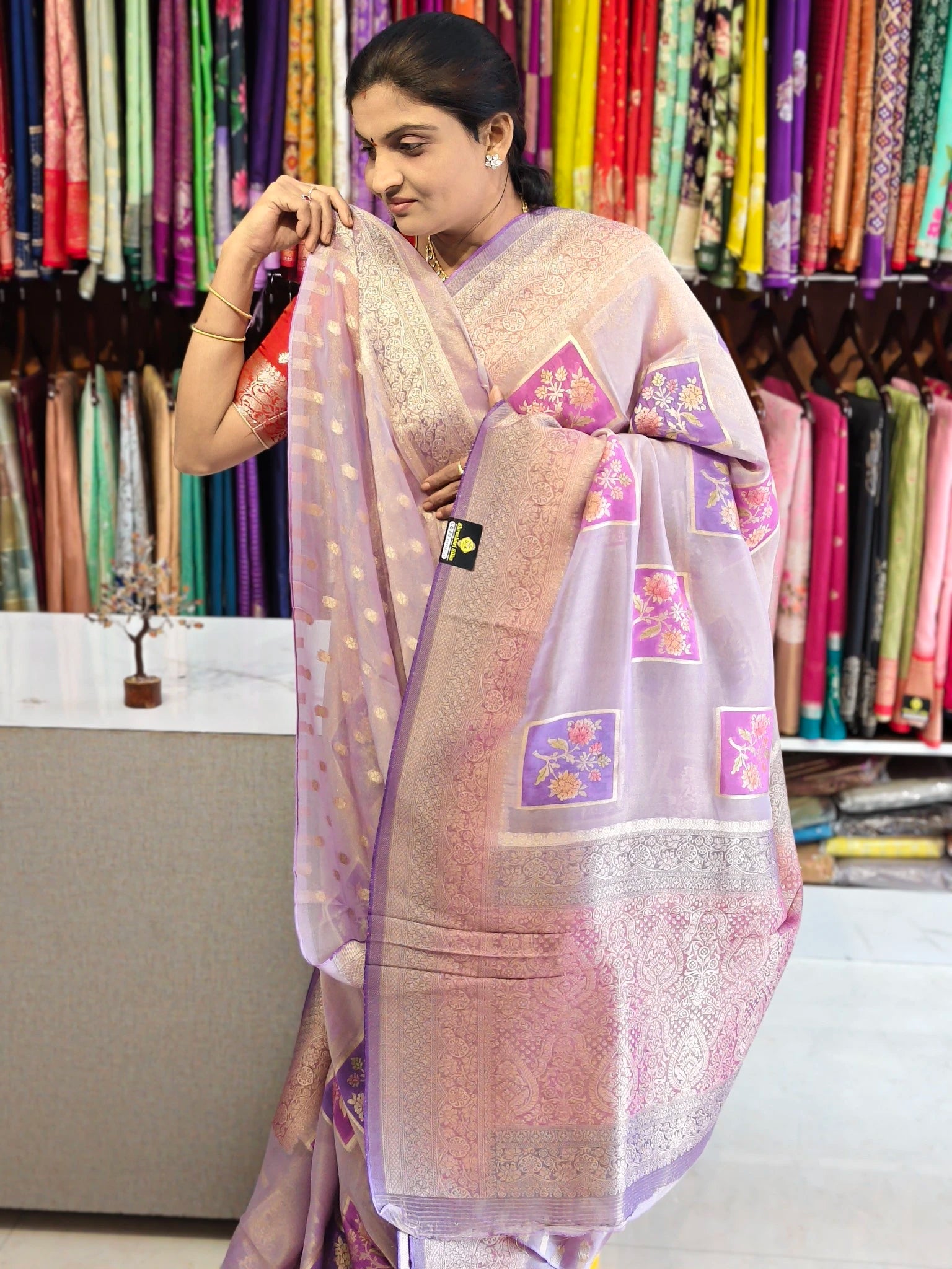 Tissue Banarasi saree