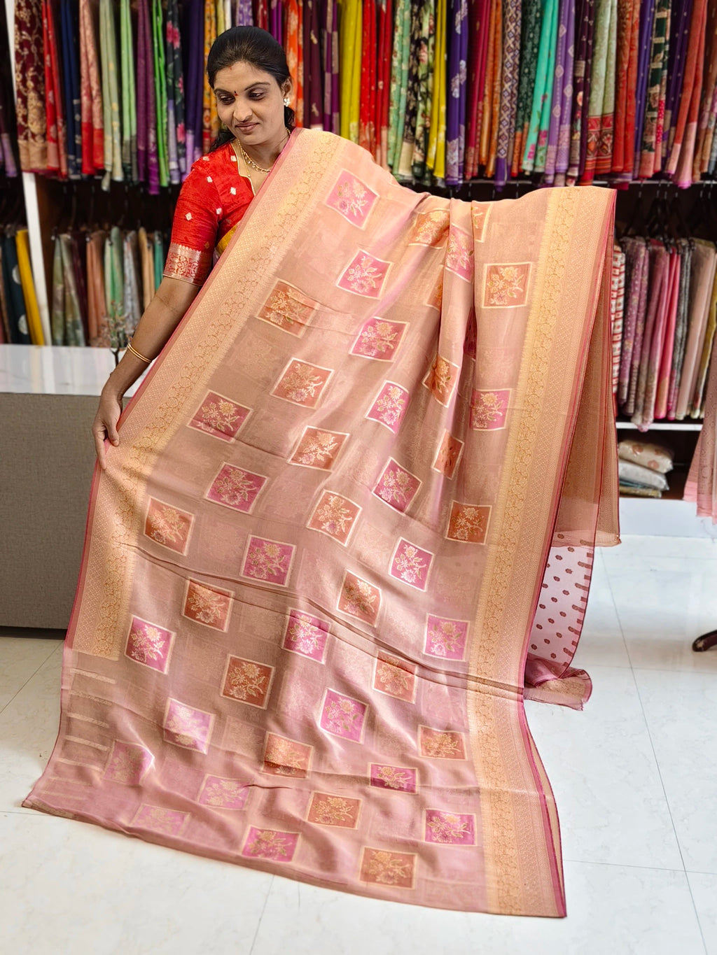 Tissue Banarasi saree