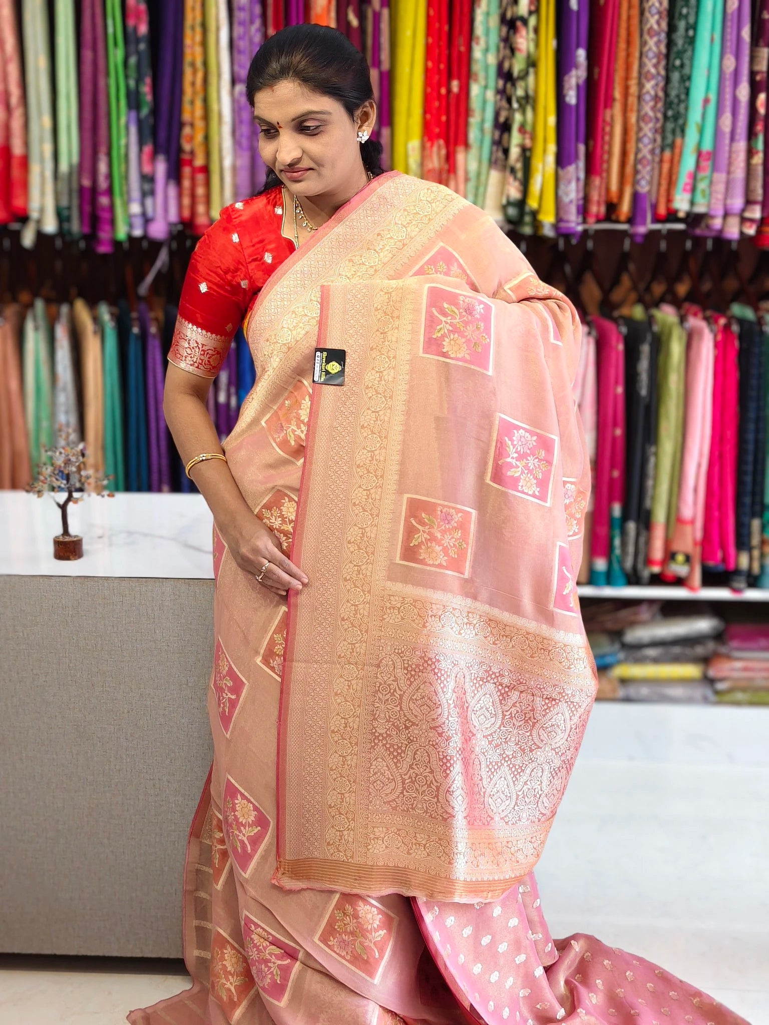 Tissue Banarasi saree
