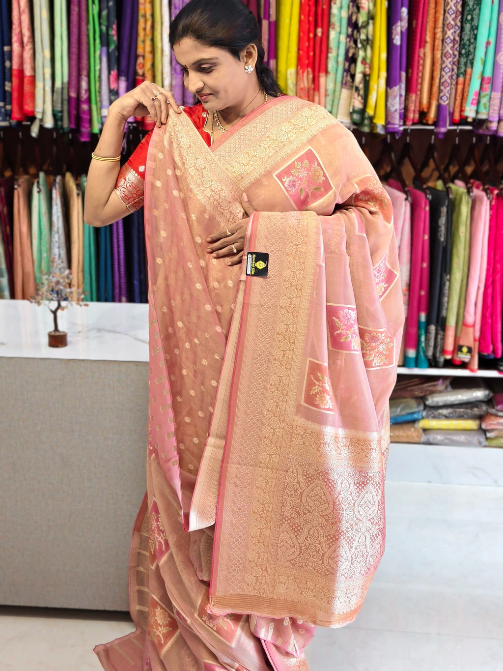Tissue Banarasi saree
