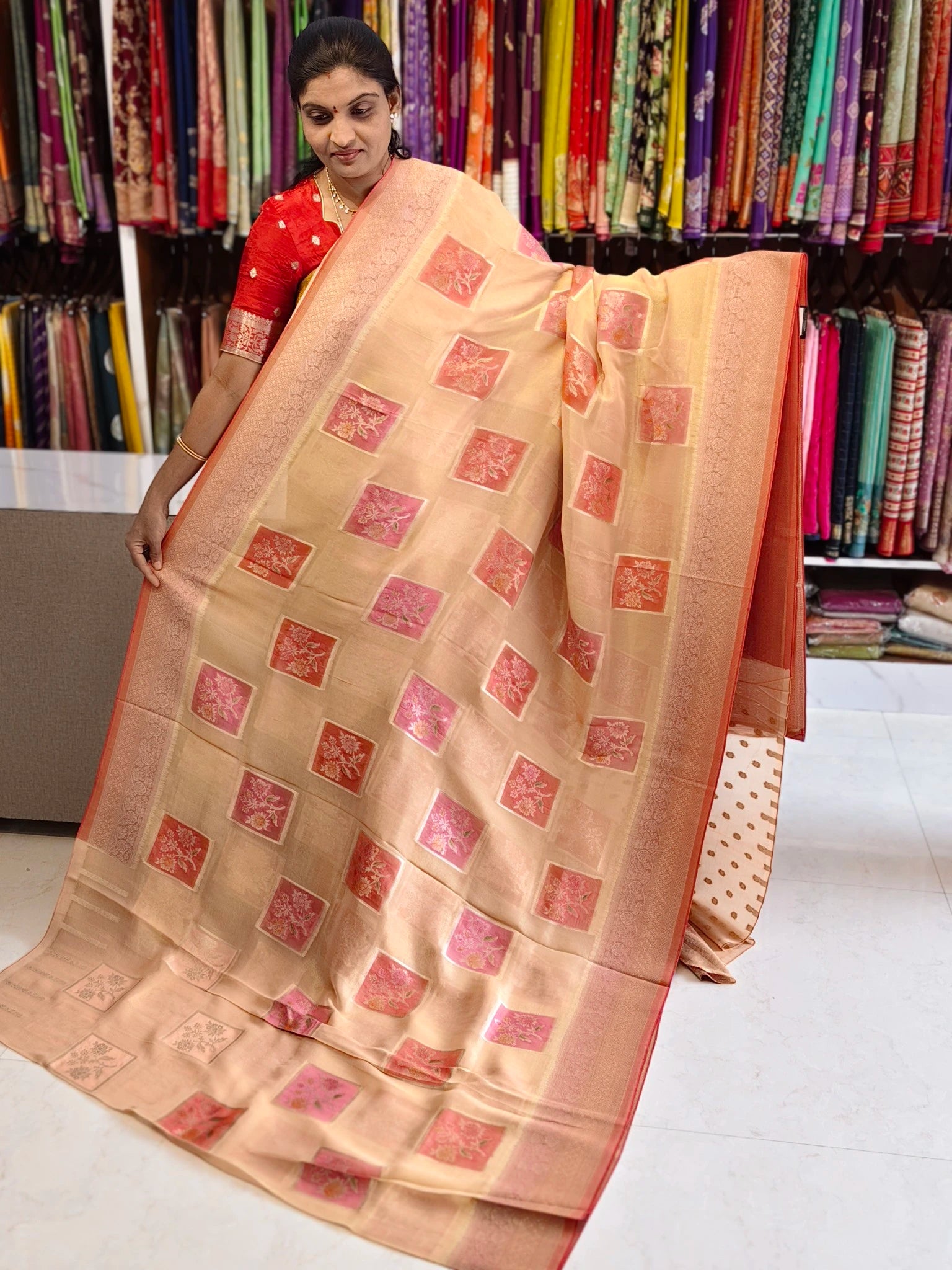 Tissue Banarasi saree