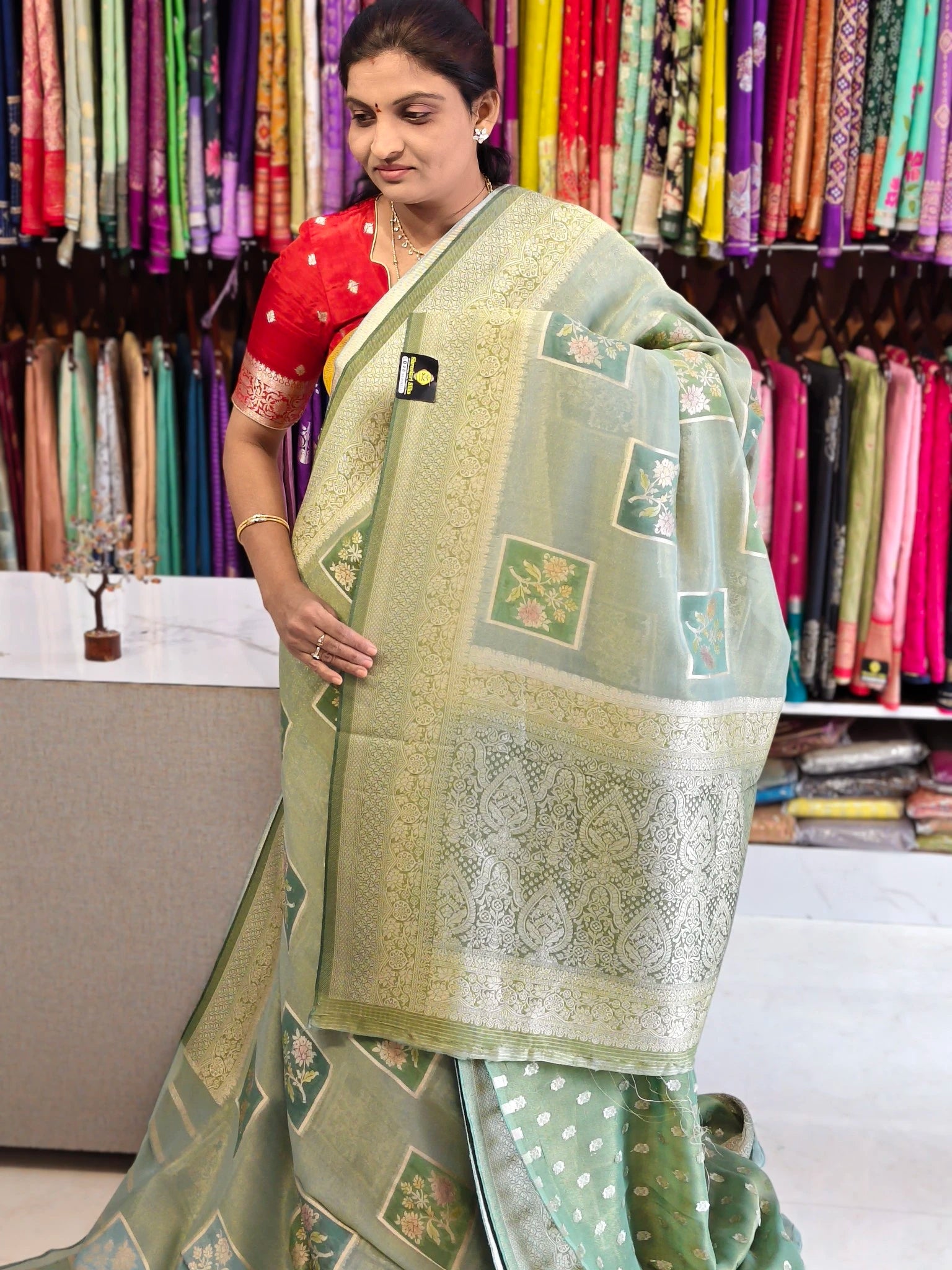 Tissue Banarasi saree