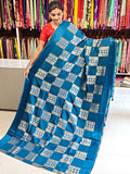 Satin georgette saree