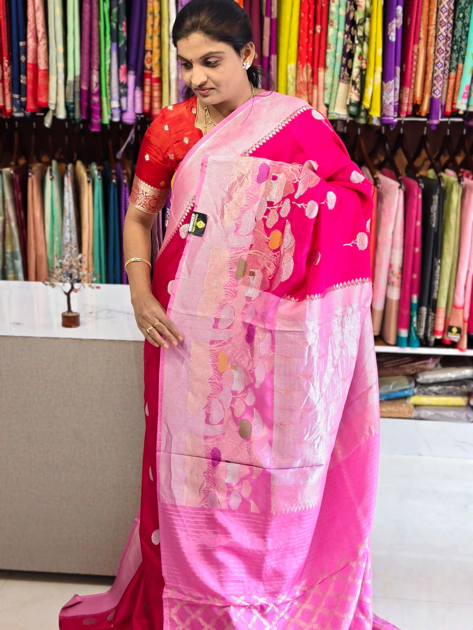 Chinon georgette saree