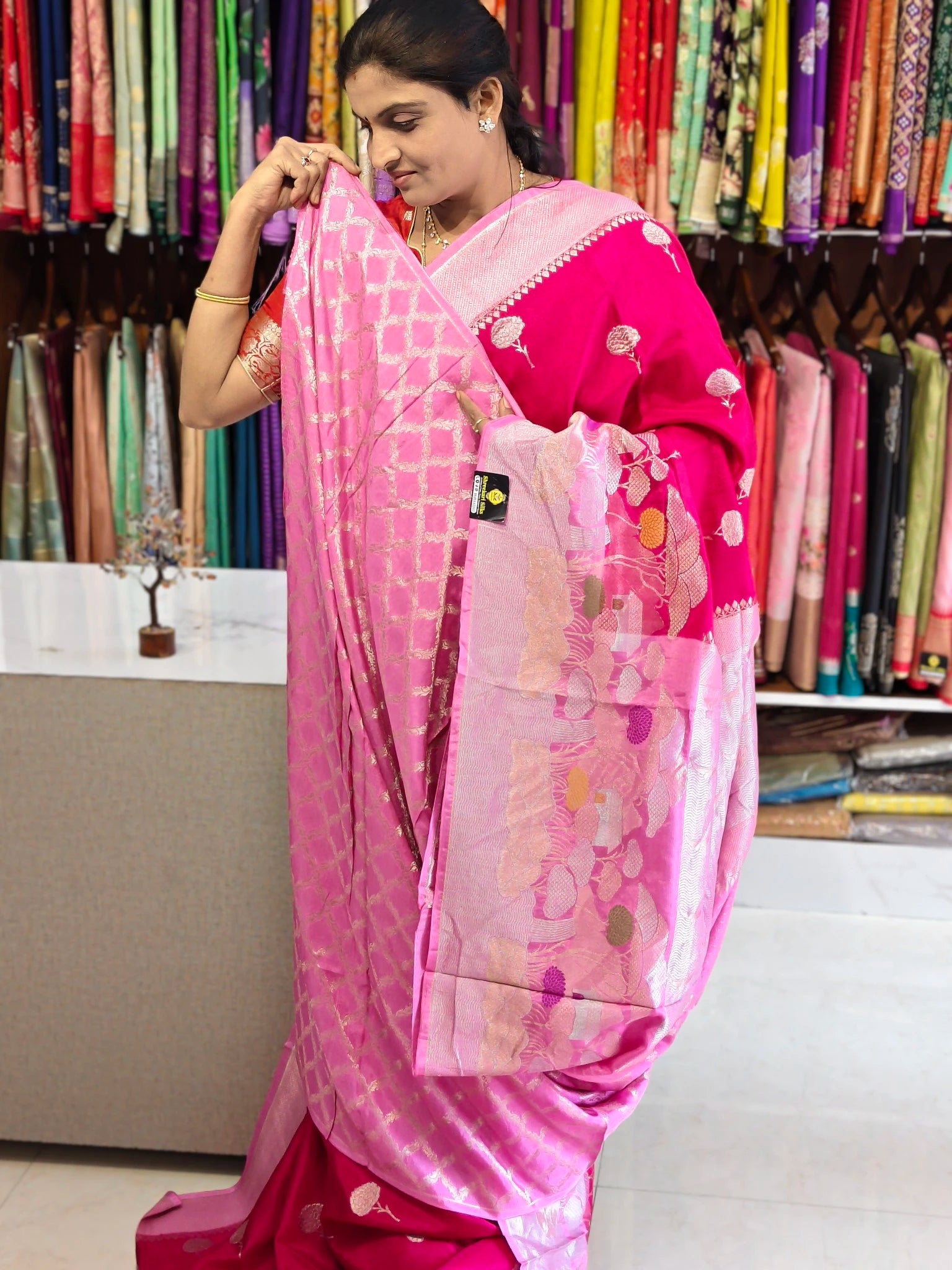 Chinon georgette saree